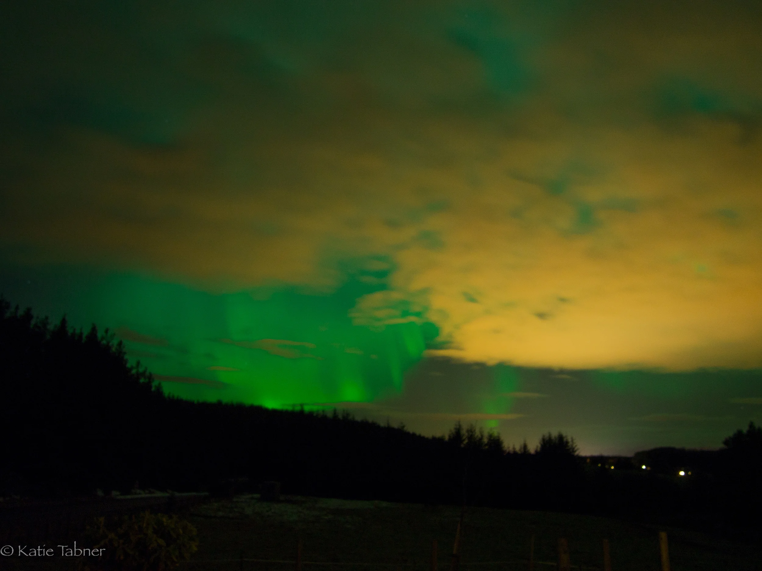 Northern lights flaring over Inverness: life in the Scottish Highlands