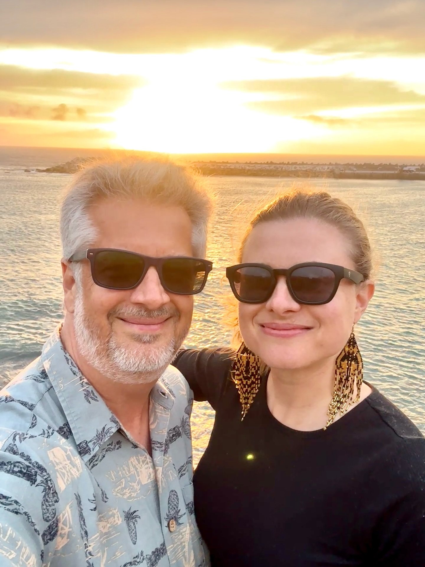 Sunset Birthday Dinner Date with the one and only @bonniempiesse ❤️