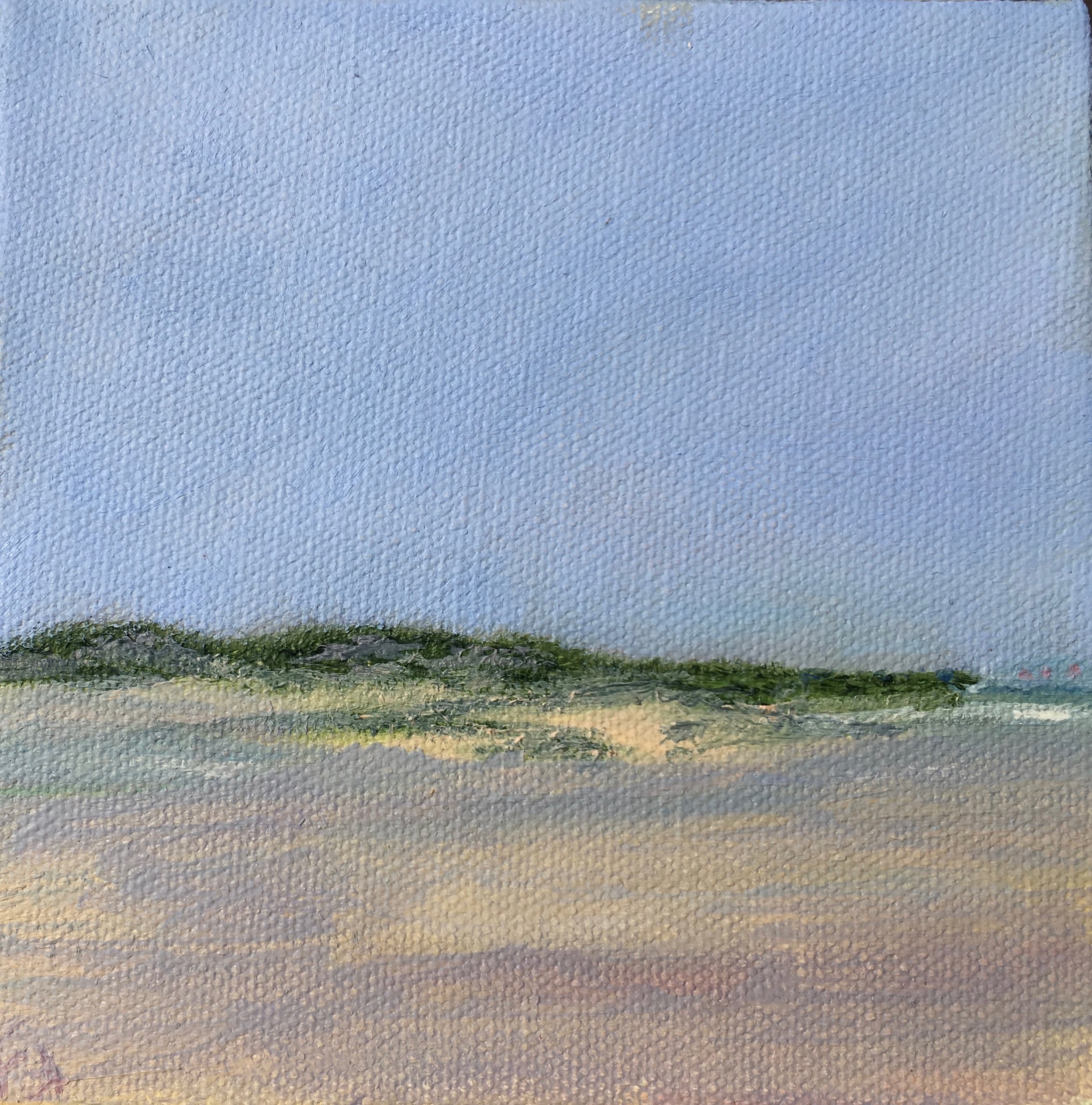   Lieutenant Island   Oil on Canvas  5x5 