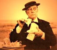 The National Film Board of Canada and director Gerald Potterton gave Buster a ride in "The Railrodder" (1965), a funny and beautiful ad for Canada by rail. At the same time, John Spotton shot a documentary, which shows Keaton at work and relaxing with friends.