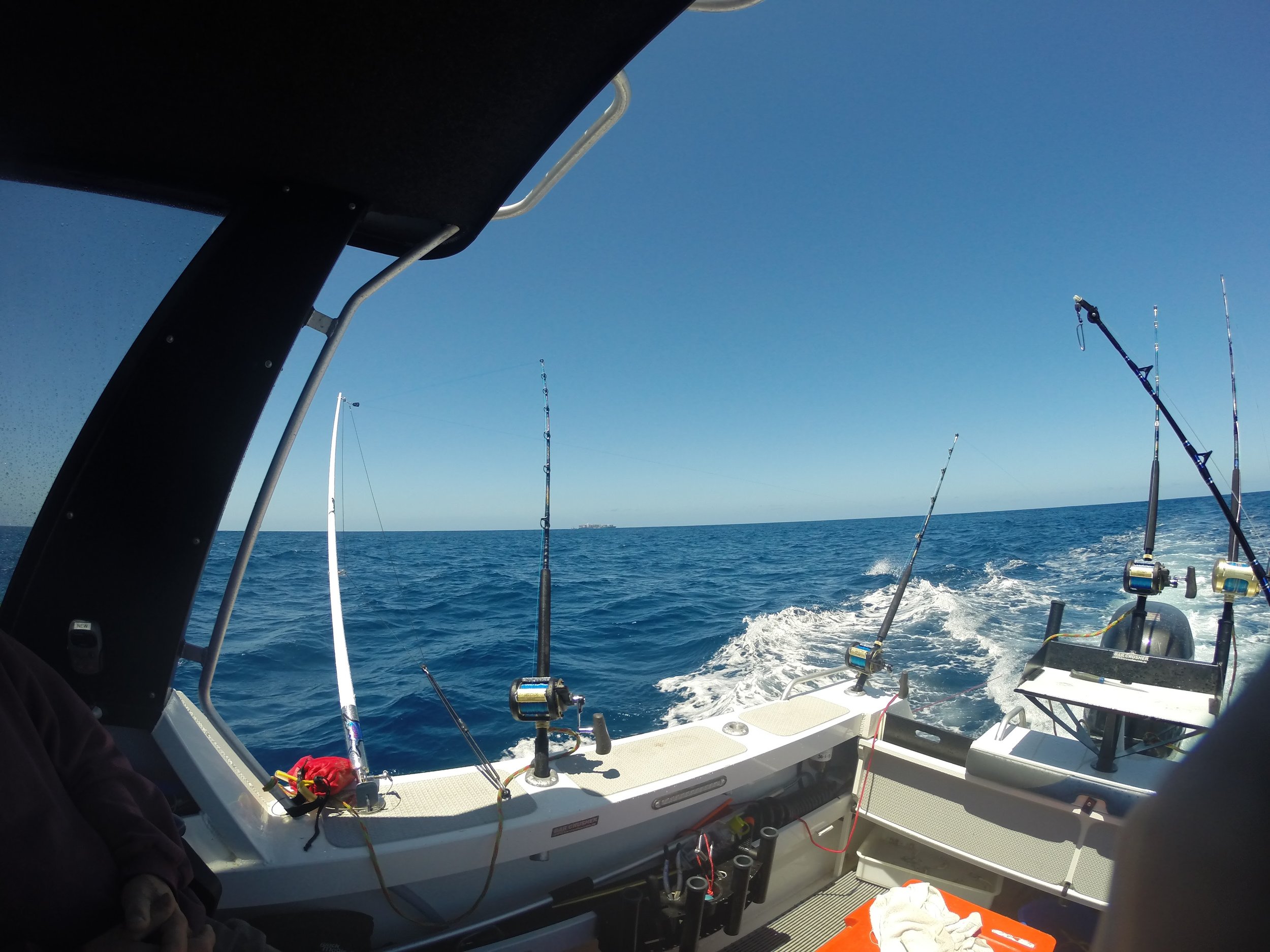 Don't let tackle get loose in the floor of your boat. 