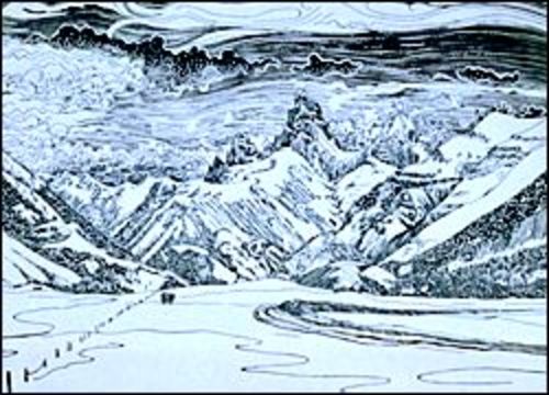 Grand Tetons from Targhee