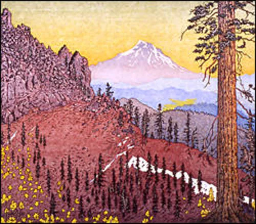 Mt. Shasta from Red Mountain, Marble Mountains Wilderness