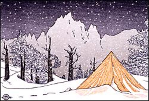 Snow Camping, Whitney Crest