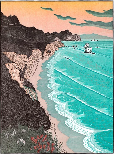Double Point from Kelham Beach (originally titled "...from North of