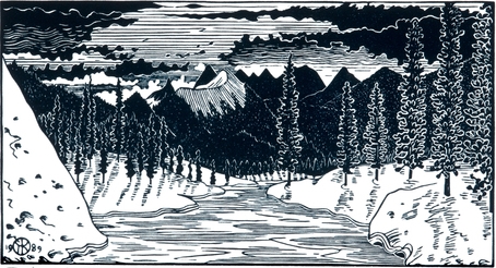 The Tetons from Snake River