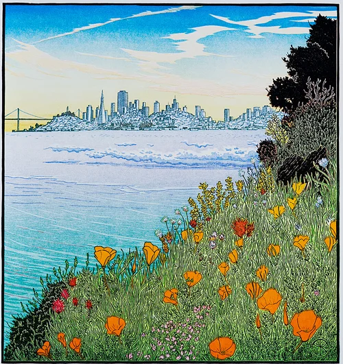 The City from Yellow Bluff II (Large-Fomat Giclée Print)