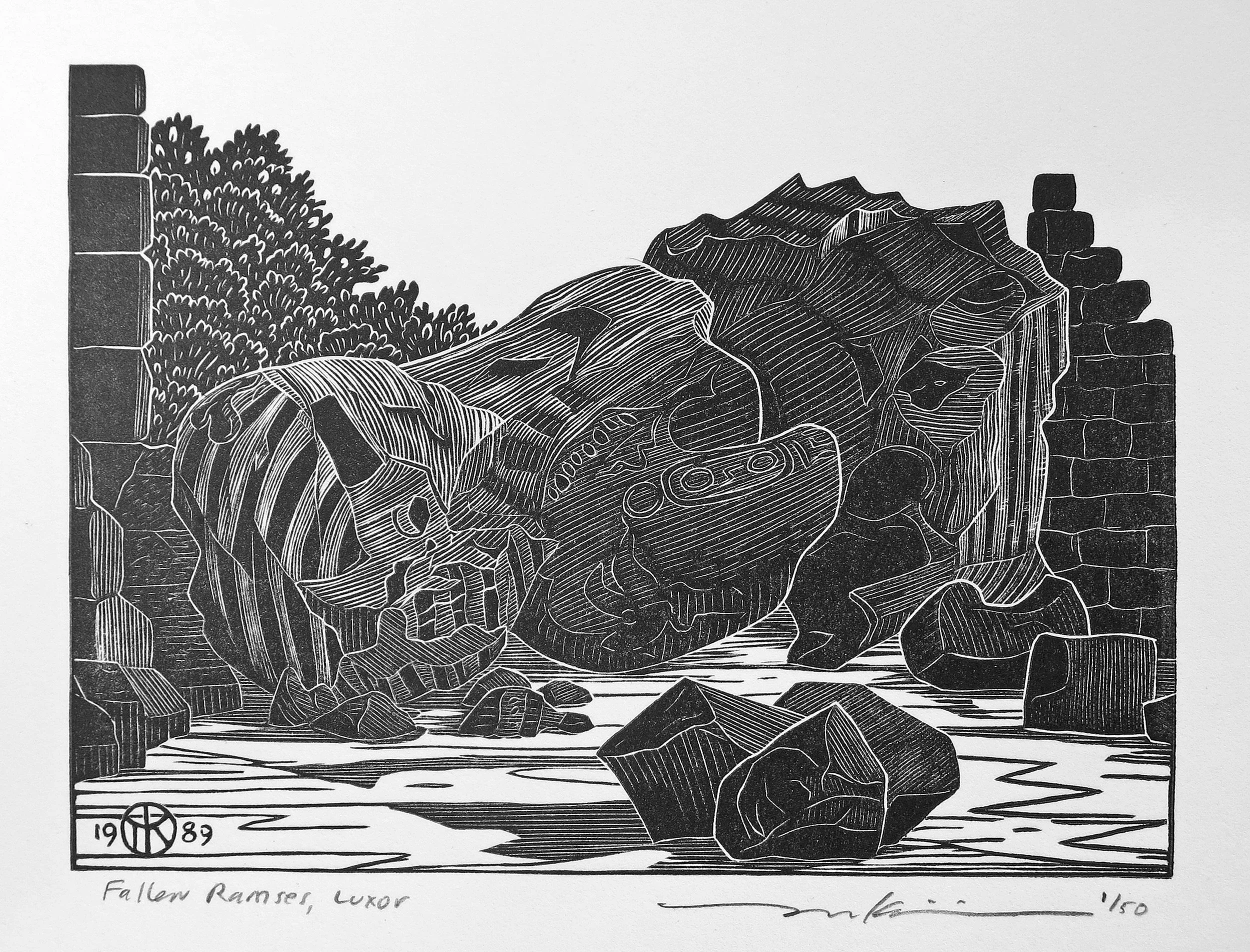 Fallen Ramses, Luxor