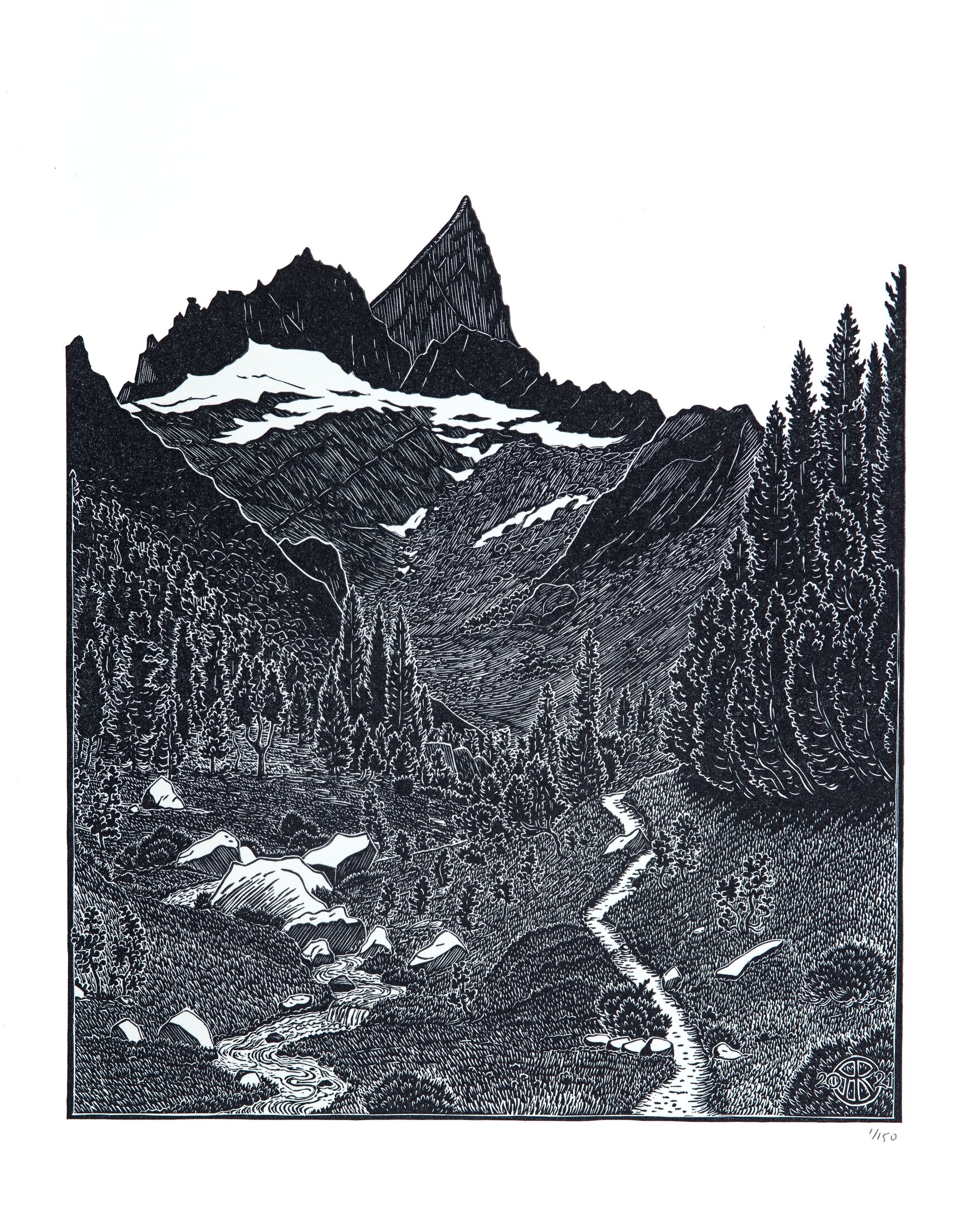 Sawtooth Peak from Lost Canyon