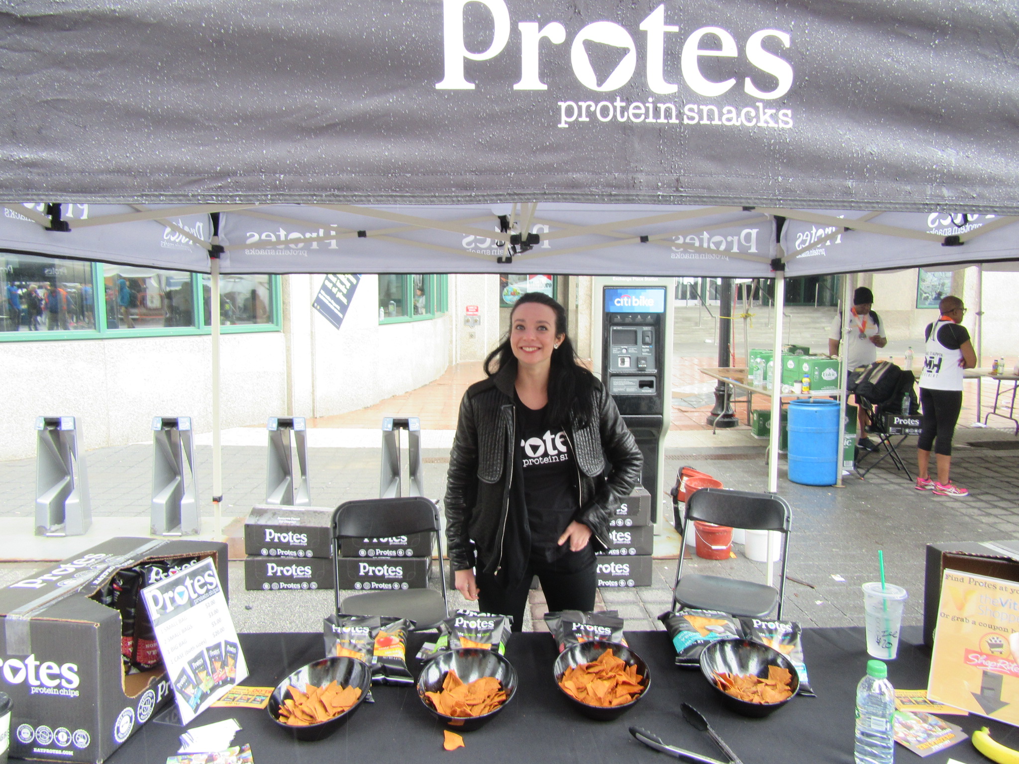 Protes Protein Chips representing at City Challenge Race. You can find them at Vitamin Shoppe!