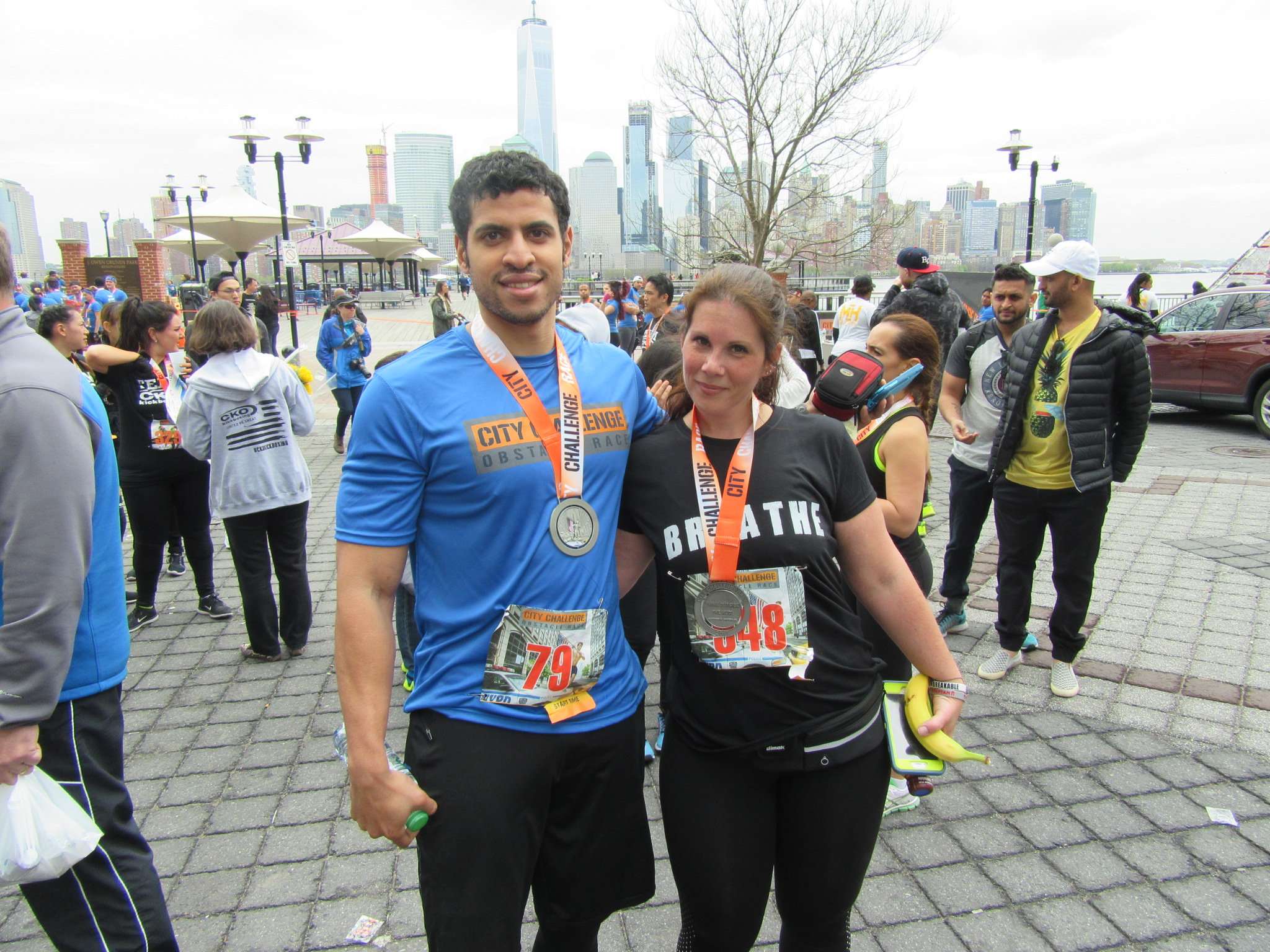 Myself and Tara Skinner, OCR athlete and Mud Run Guide contributor. 