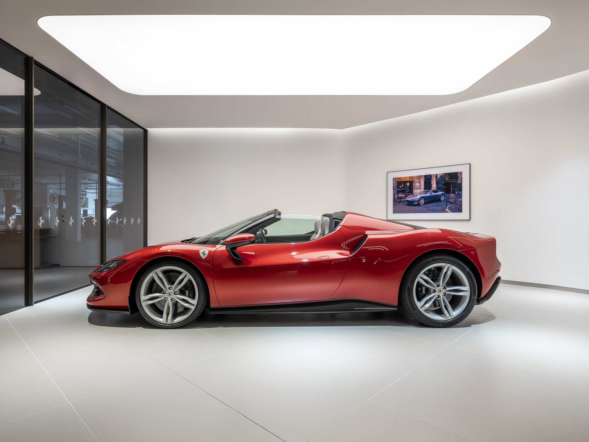 Ferrari Showroom by Startari Architects & Vitrocsa