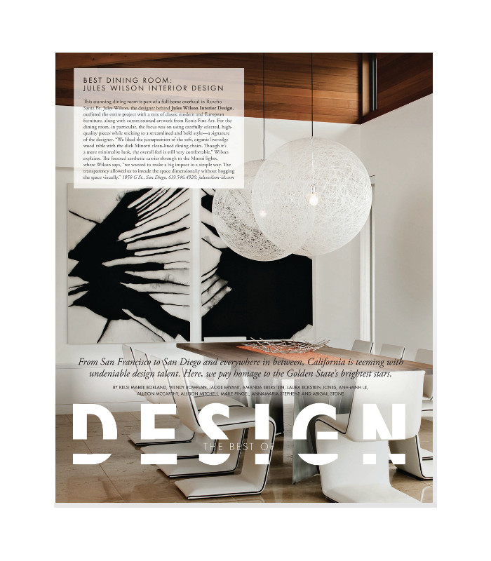 Modern Luxury Interiors California, Best of Design 2017