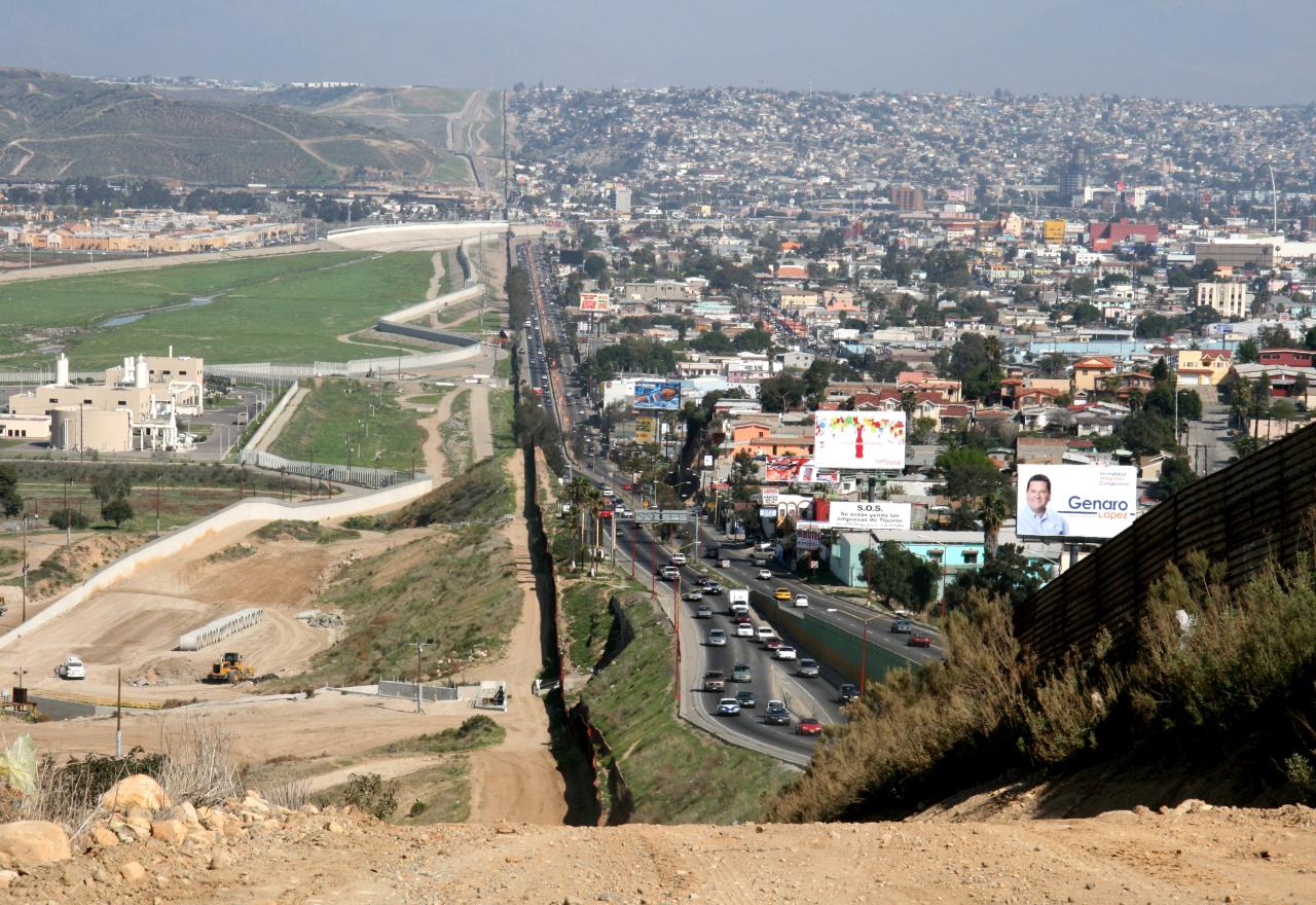 Drinking Beer on the Border, a Few Miles and a World Apart