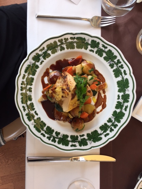 Lunch at the Meissen porcelain factory (on Meissen porcelain!)