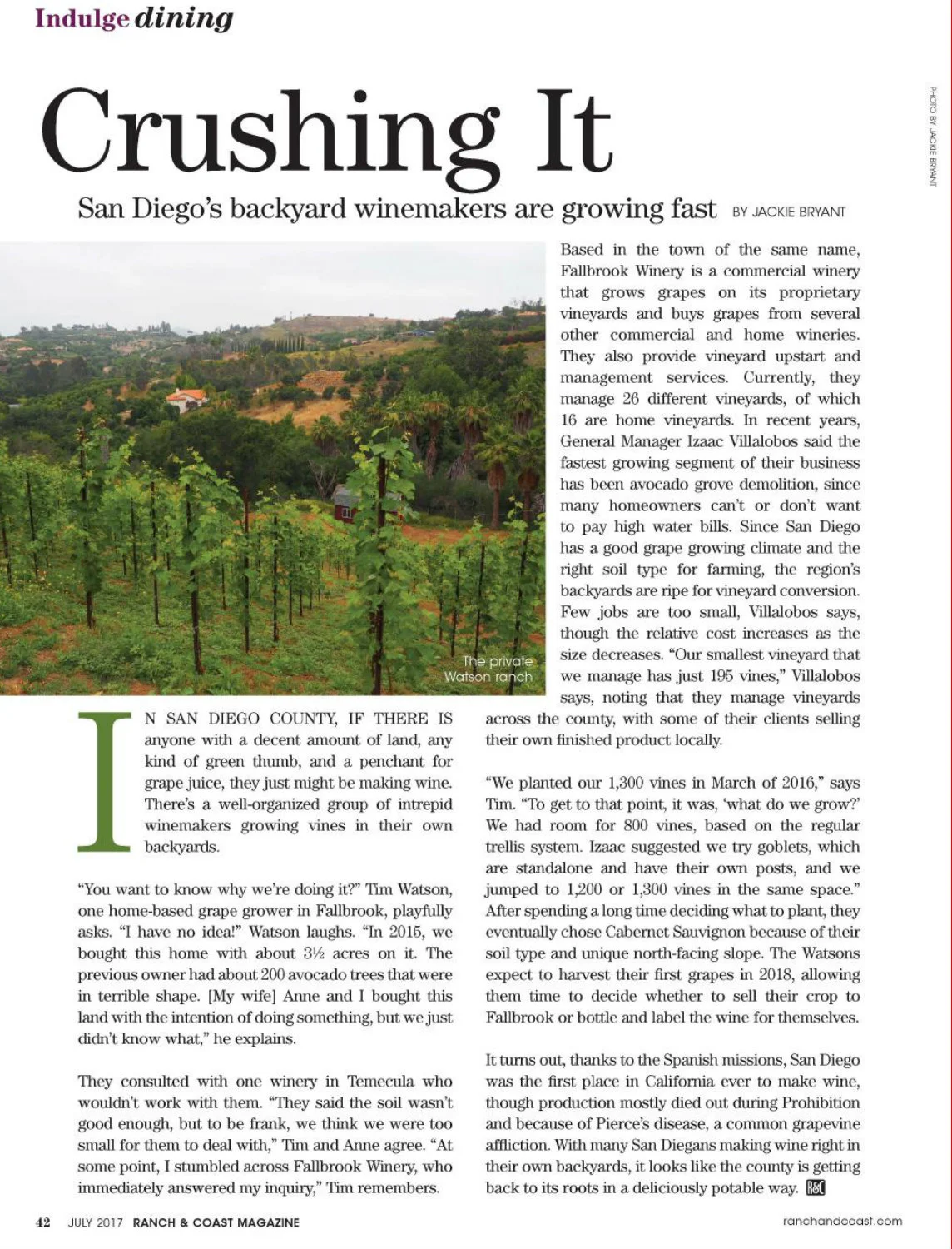 Ranch & Coast Magazine, July 2017