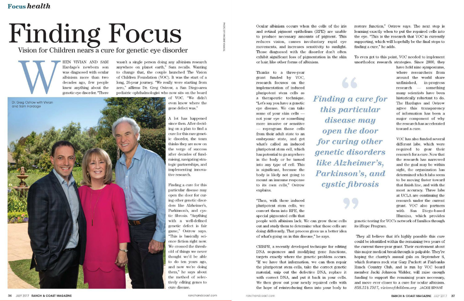 Ranch and Coast Magazine, July 2017