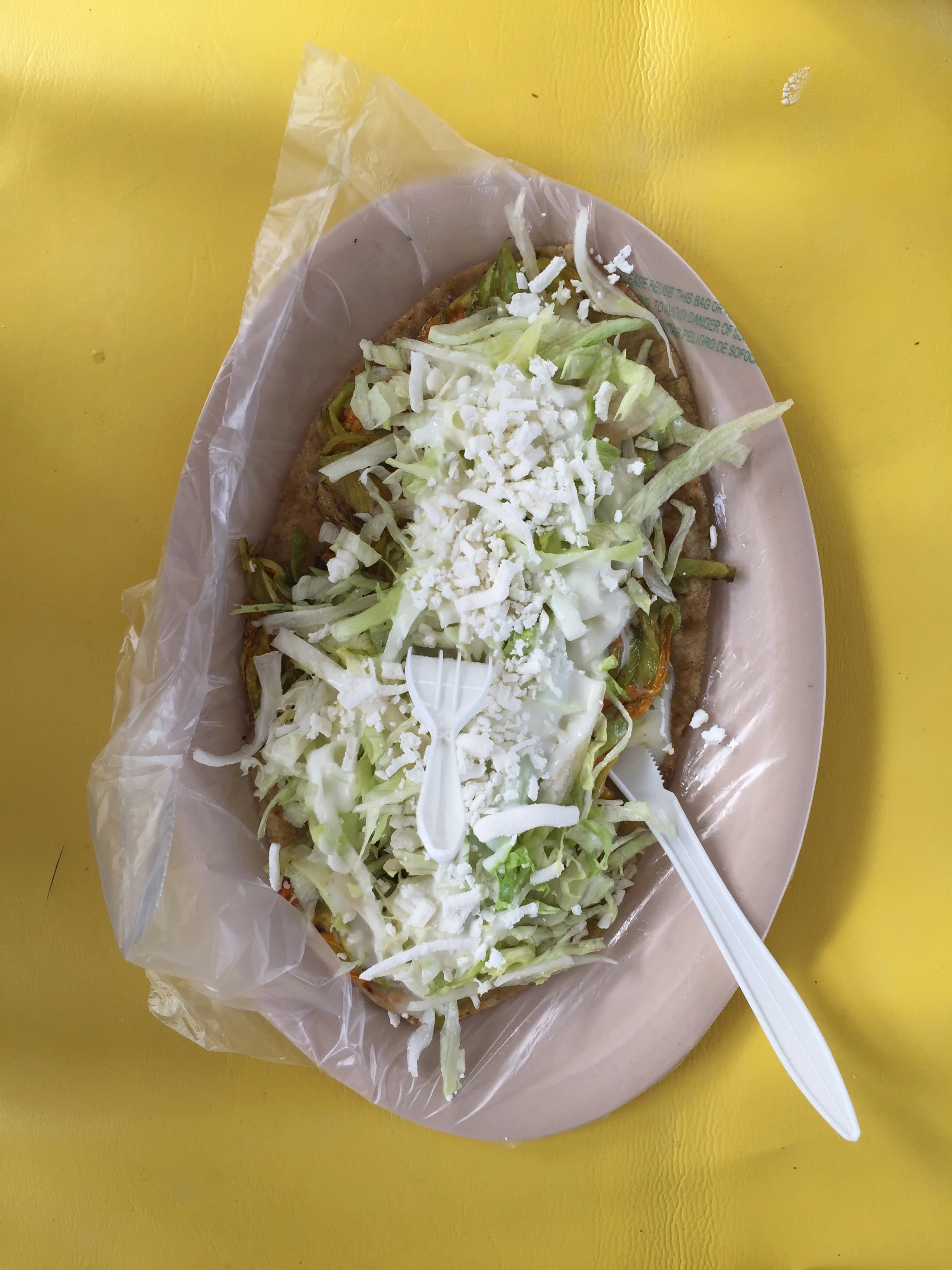 A squash blossom huarache in Playas de Tijuana, credit Jackie Bryant