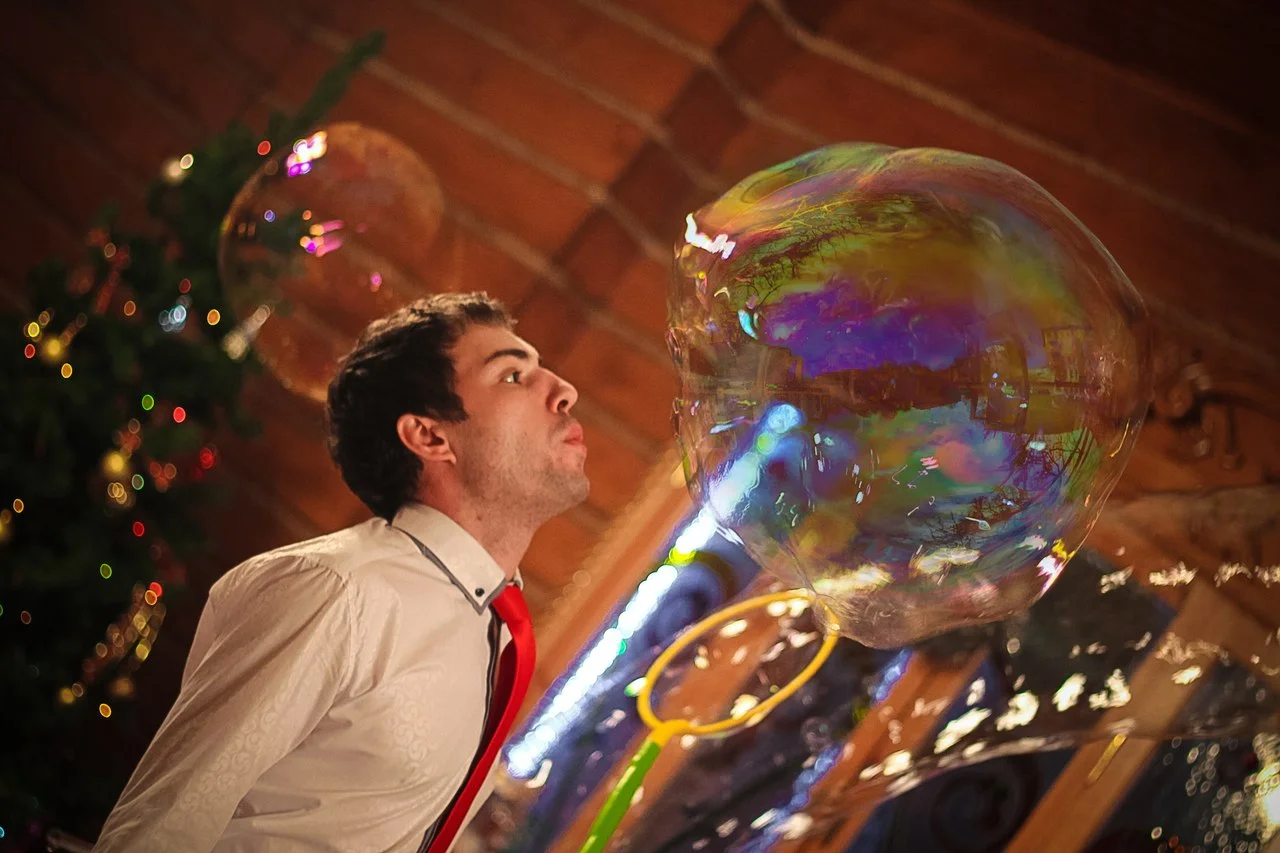 Шоу мыльных пузырей