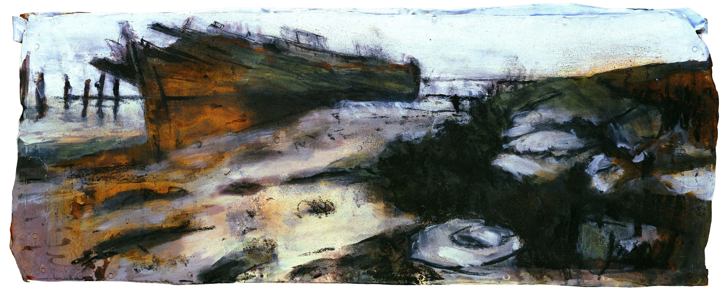 Cliffs Wreck. River Thames.