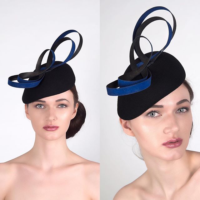 Delph
A black wool felt beret with painted beech and felt trim, lined with silk.
Hand blocked stitched and finished.
Currently on display @altyostudios 
Available to hire or purchase.

#weddinghats #millinery#stockportmilliner #woolfelt #woodveneer #