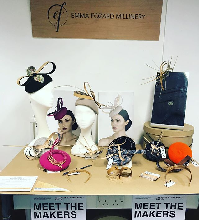 #meet the makers at my studios today...combine it with a visit to Stockport Makers Market and kick off your Xmas shopping!

@marketplacestudios @stockportmakersmarket 
@mcrschart 
#shoplocal #buyhandmade #millinerstockport #millinerystockport #indiem
