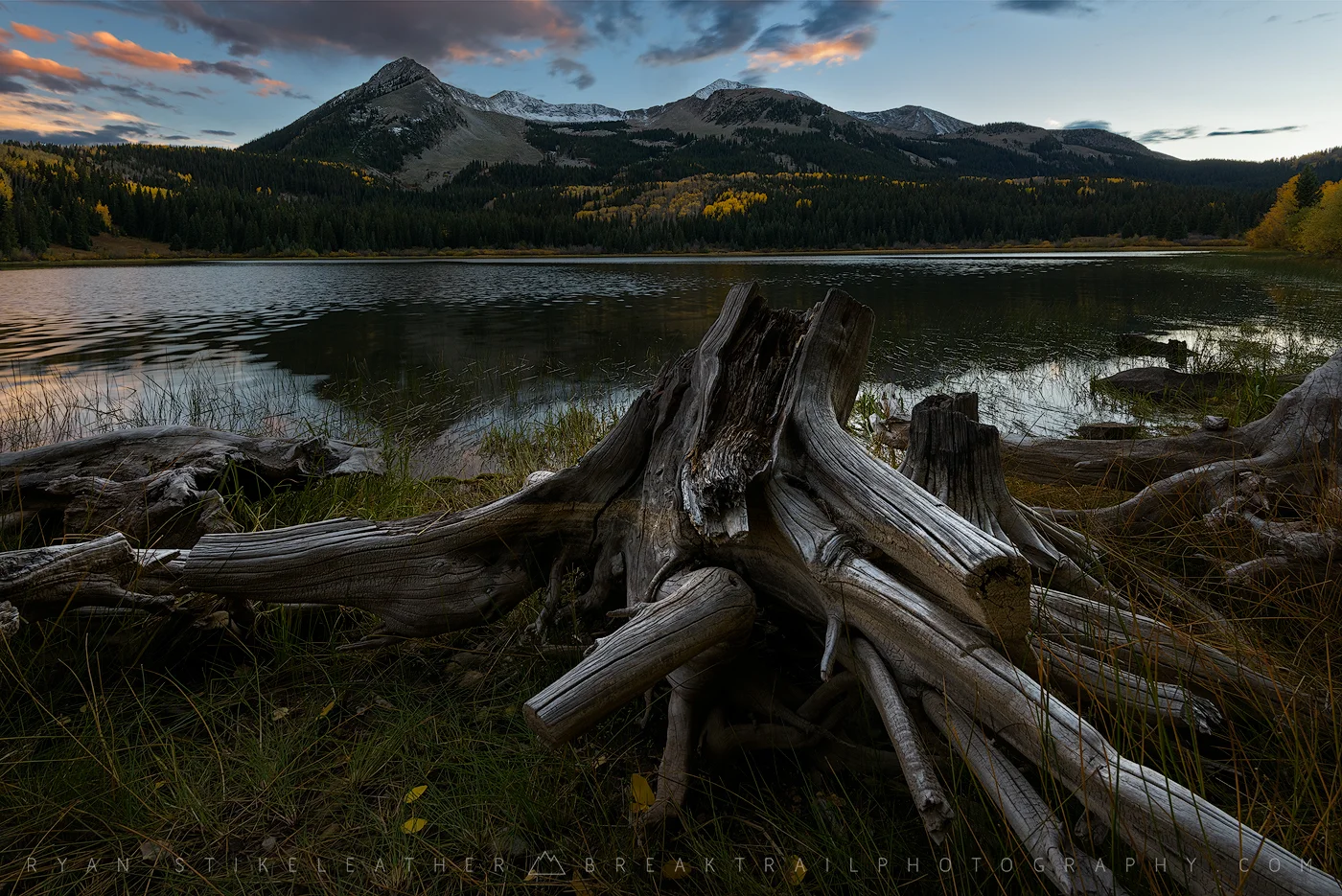 Lost Lake at Sunset
