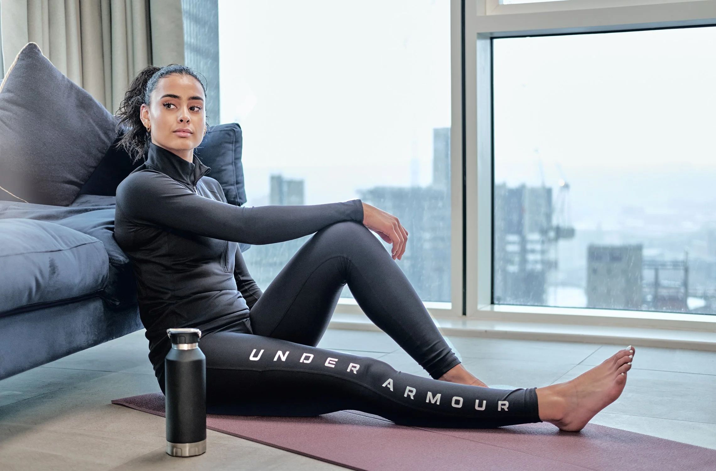 Under Armour lifestyle image from a commercial sports campaign