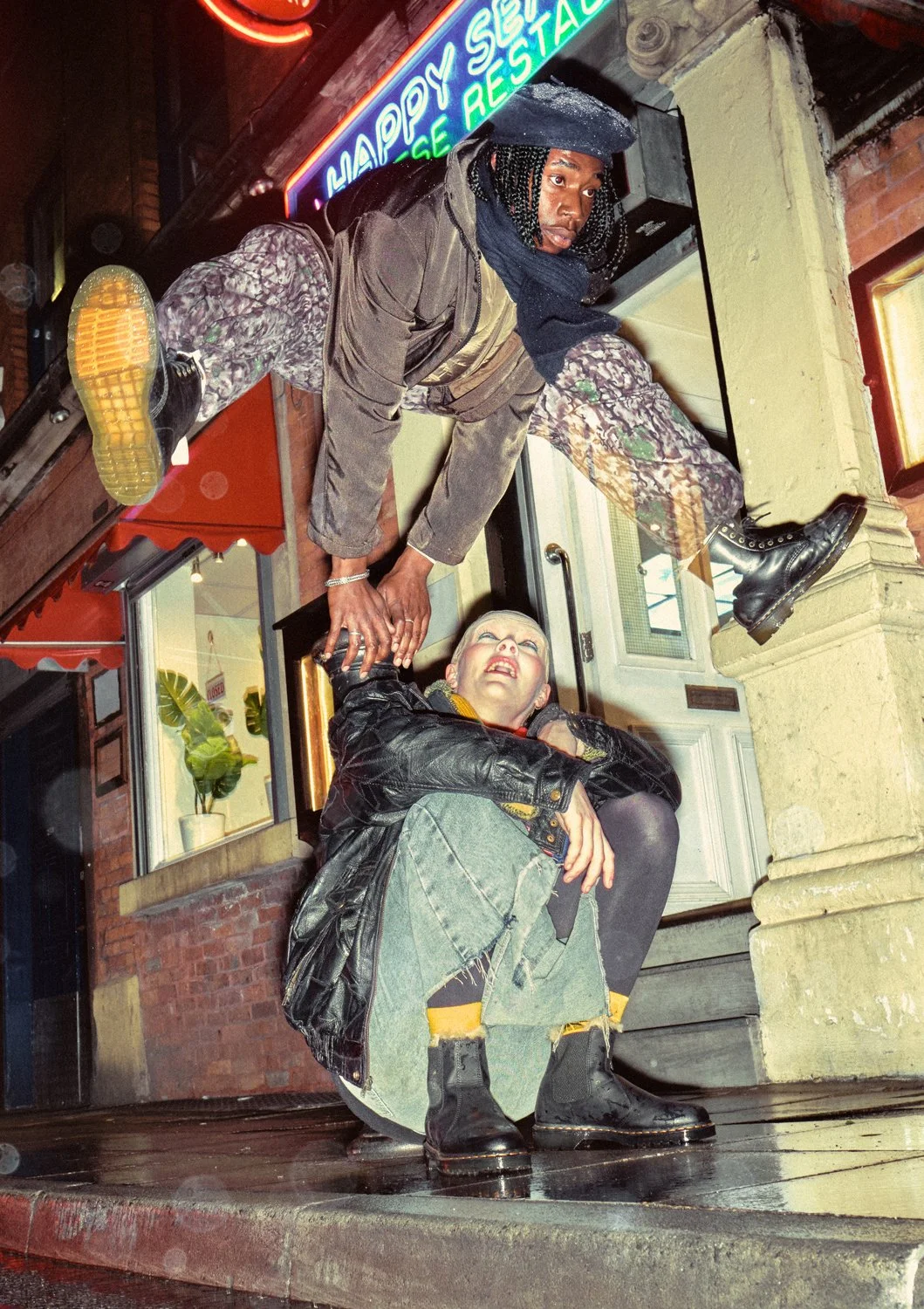 Dr. Martens 1460 Smooth Leather Boot Reclaim Winter global campaign photography featuring authentic youth culture and street fashion photographed on location in Manchester by commercial fashion photographer Daniel Allison.