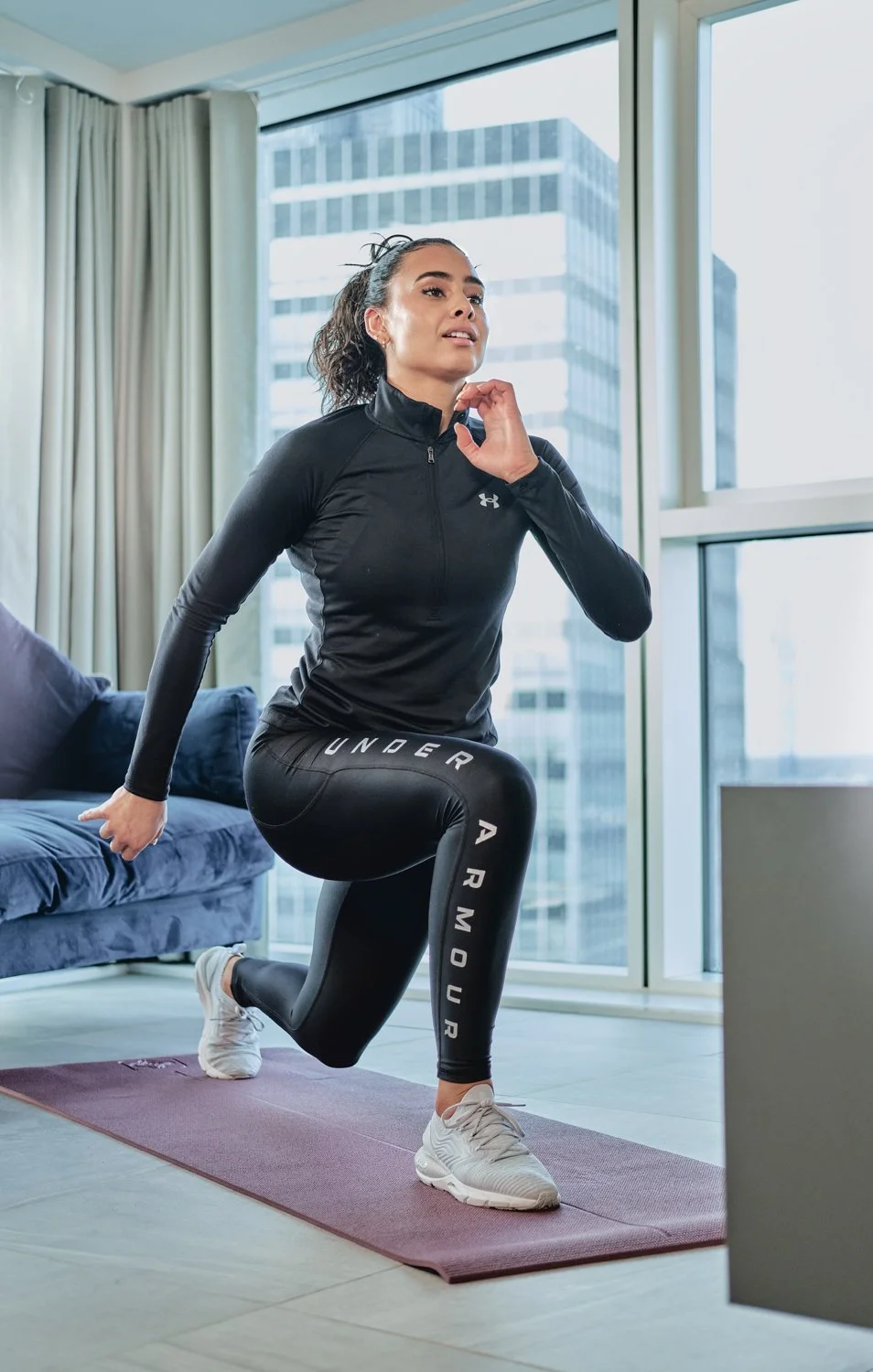 Under Armour lifestyle fitness photography for a sportswear campaign