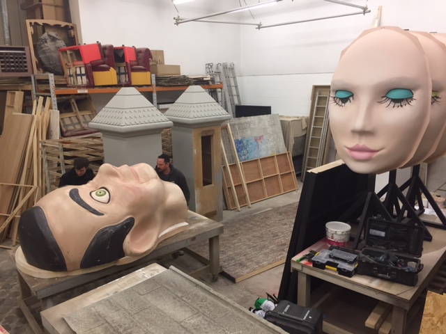 Craftwork Project 8 - Sgt Pepper mask&mannequin.JPG