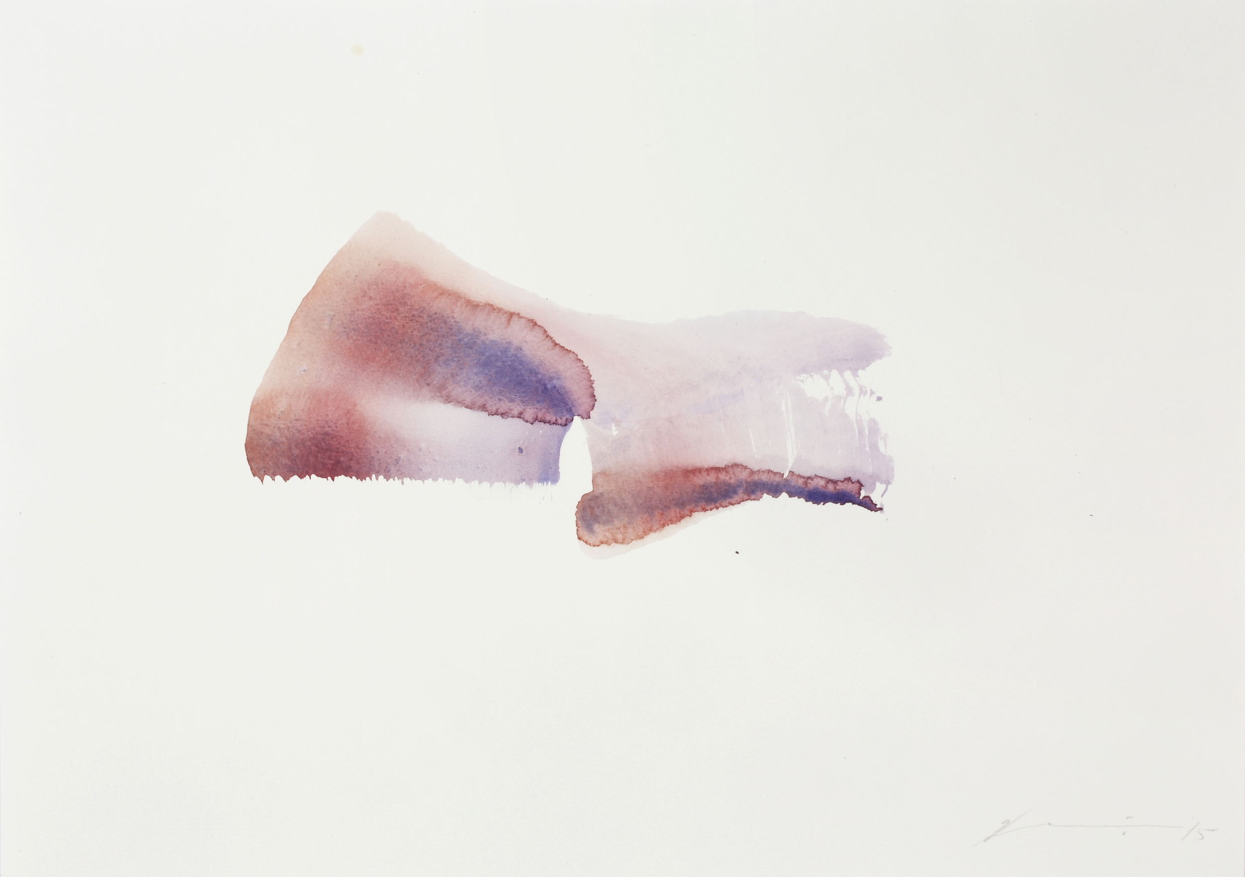  Untitled, watercolor on paper, 35x49cm, 2015 