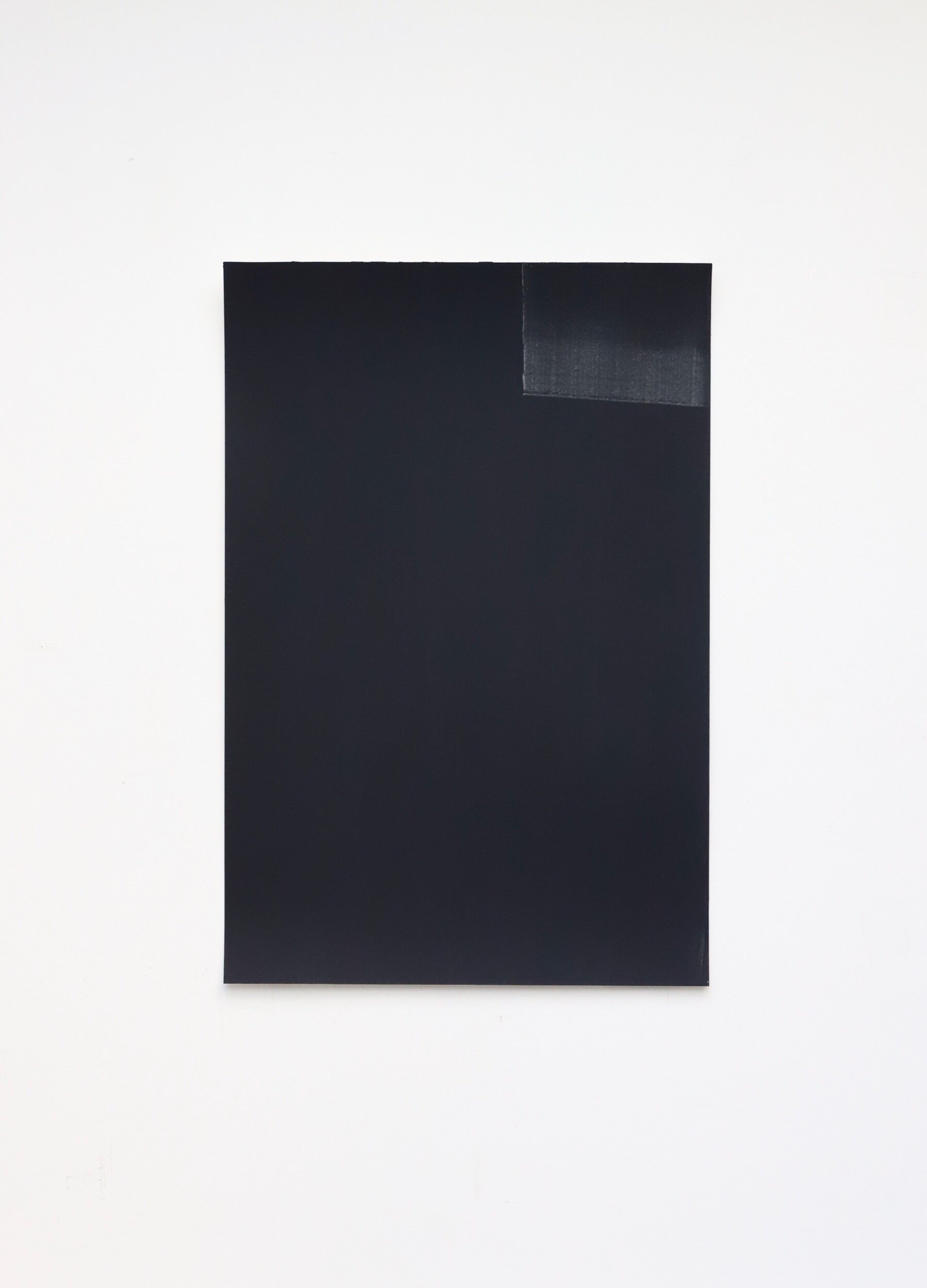Untitled, gesso on paper, 46x30cm, 2021