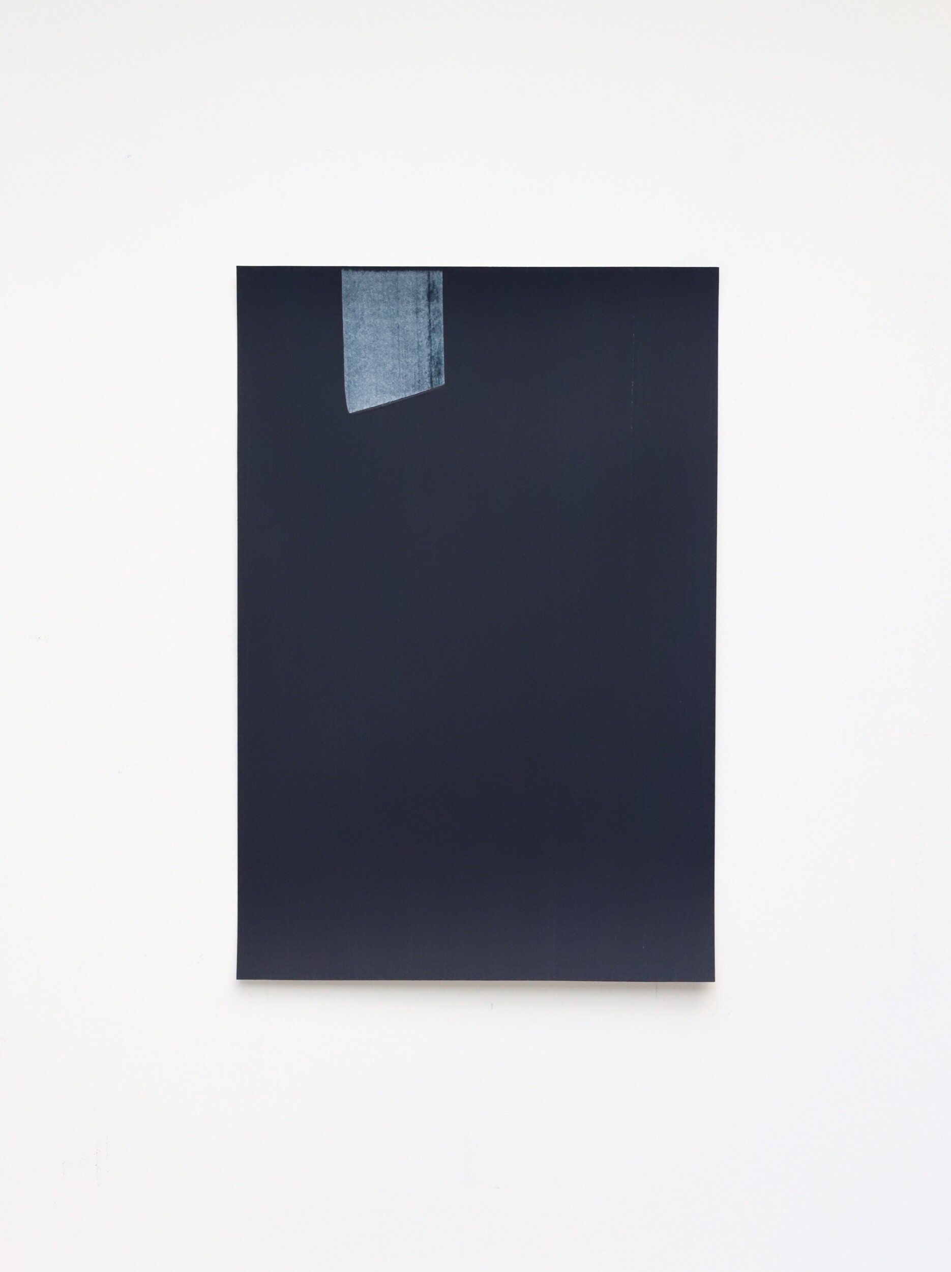 Untitled, gesso on paper, 46x30cm, 2021