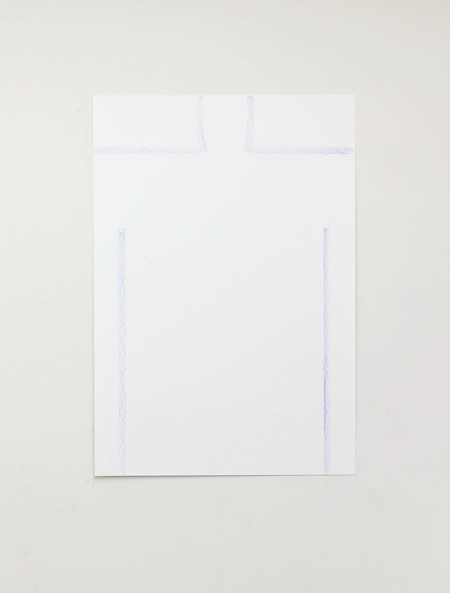 Untitled, crayon on paper, 61x42cm, 2021