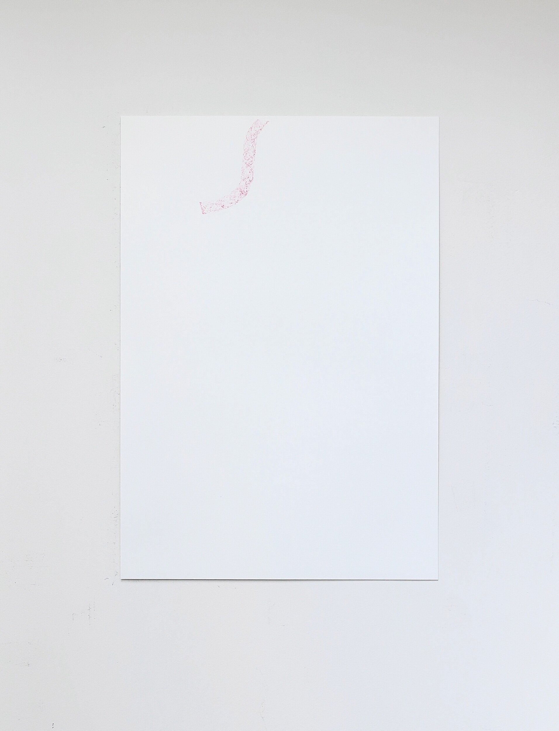 Untitled, crayon on paper, 61x42cm, 2021