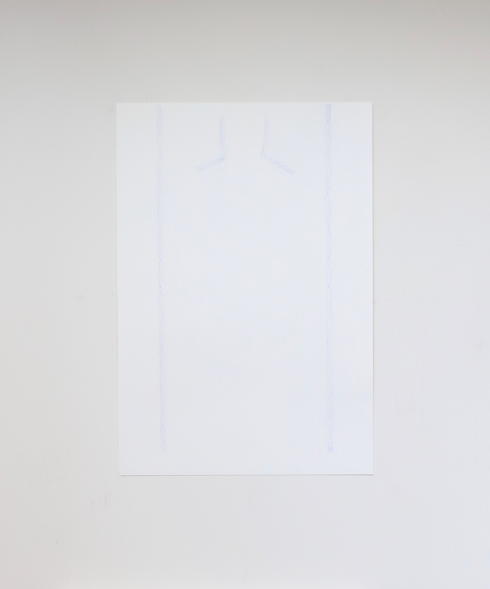 Untitled, crayon on paper, 61x42cm, 2021