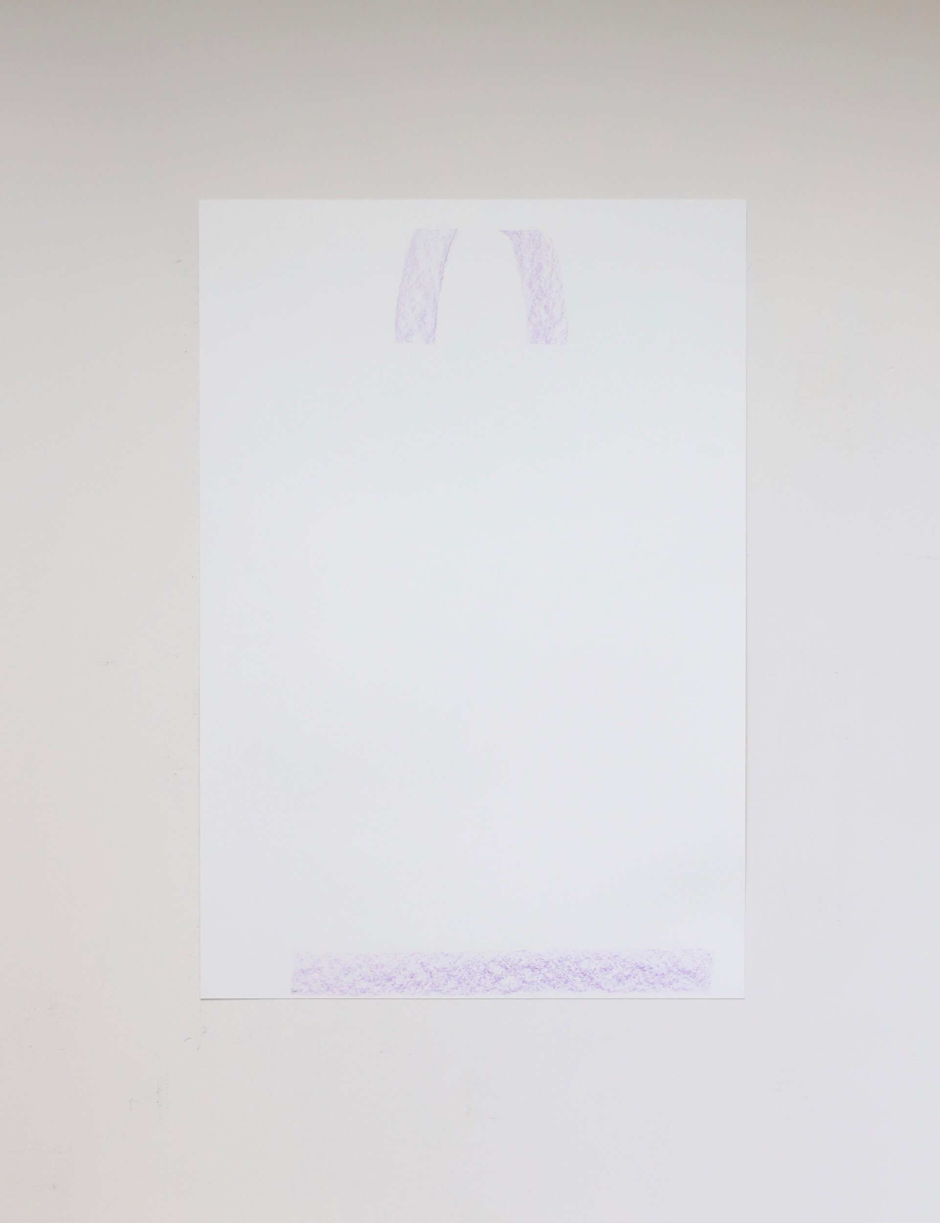 Untitled, crayon on paper, 61x42cm, 2021