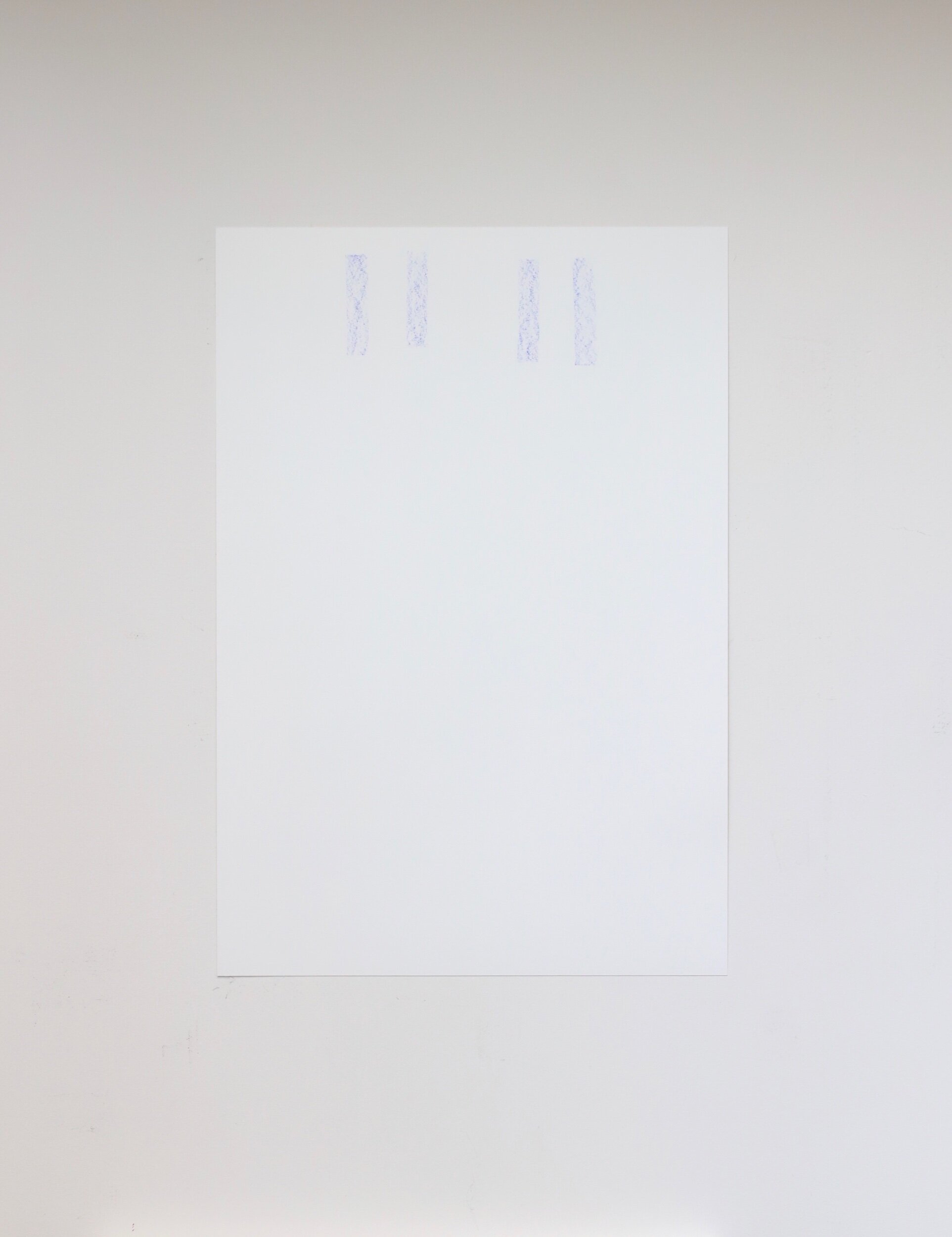 Untitled, crayon on paper, 61x42cm, 2021