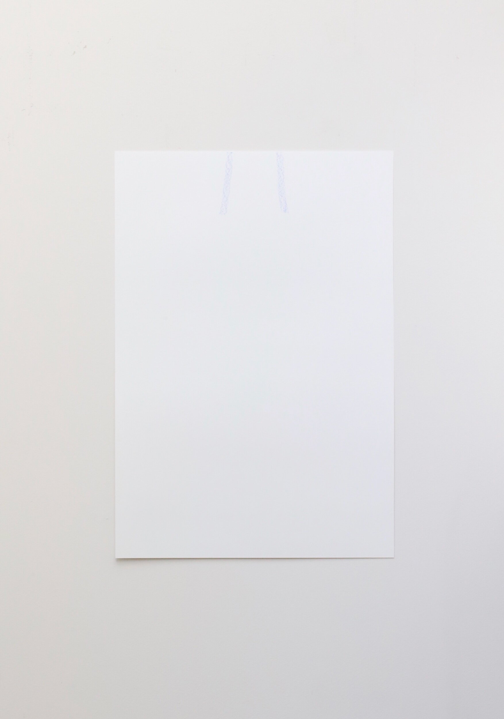 Untitled, crayon on paper, 61x42cm, 2021