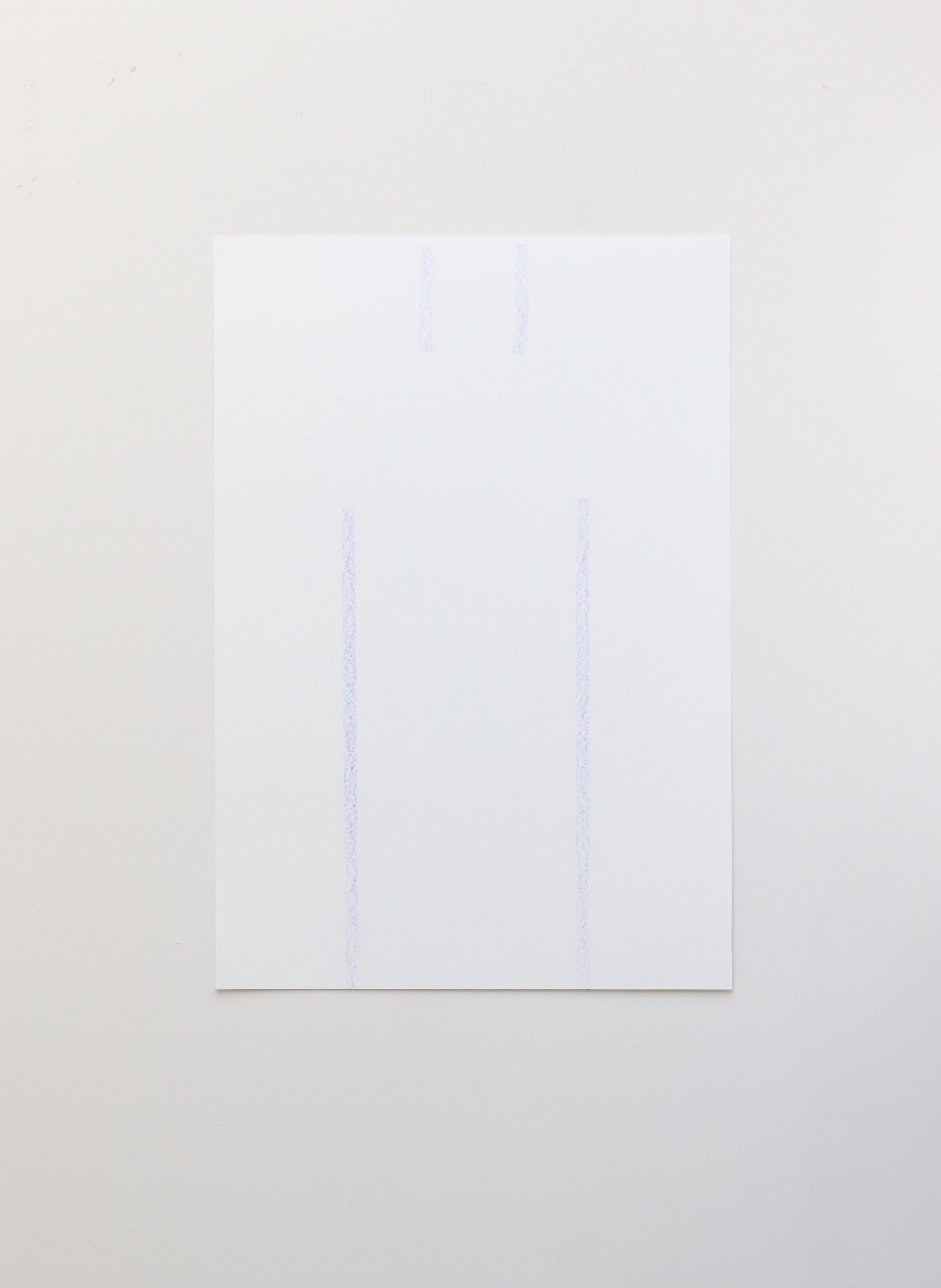 Untitled, crayon on paper, 61x42cm, 2021