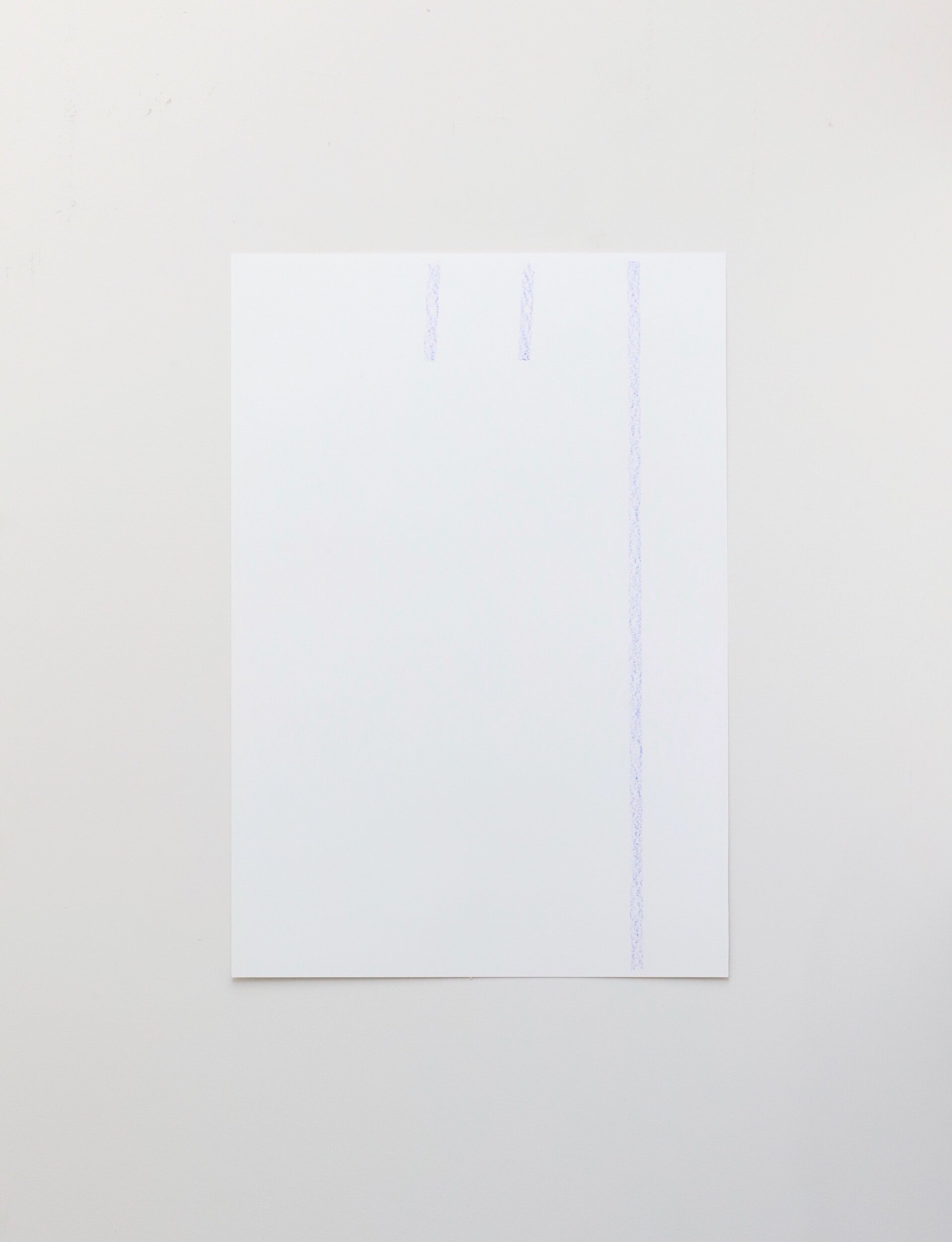 Untitled, crayon on paper, 61x42cm, 2021