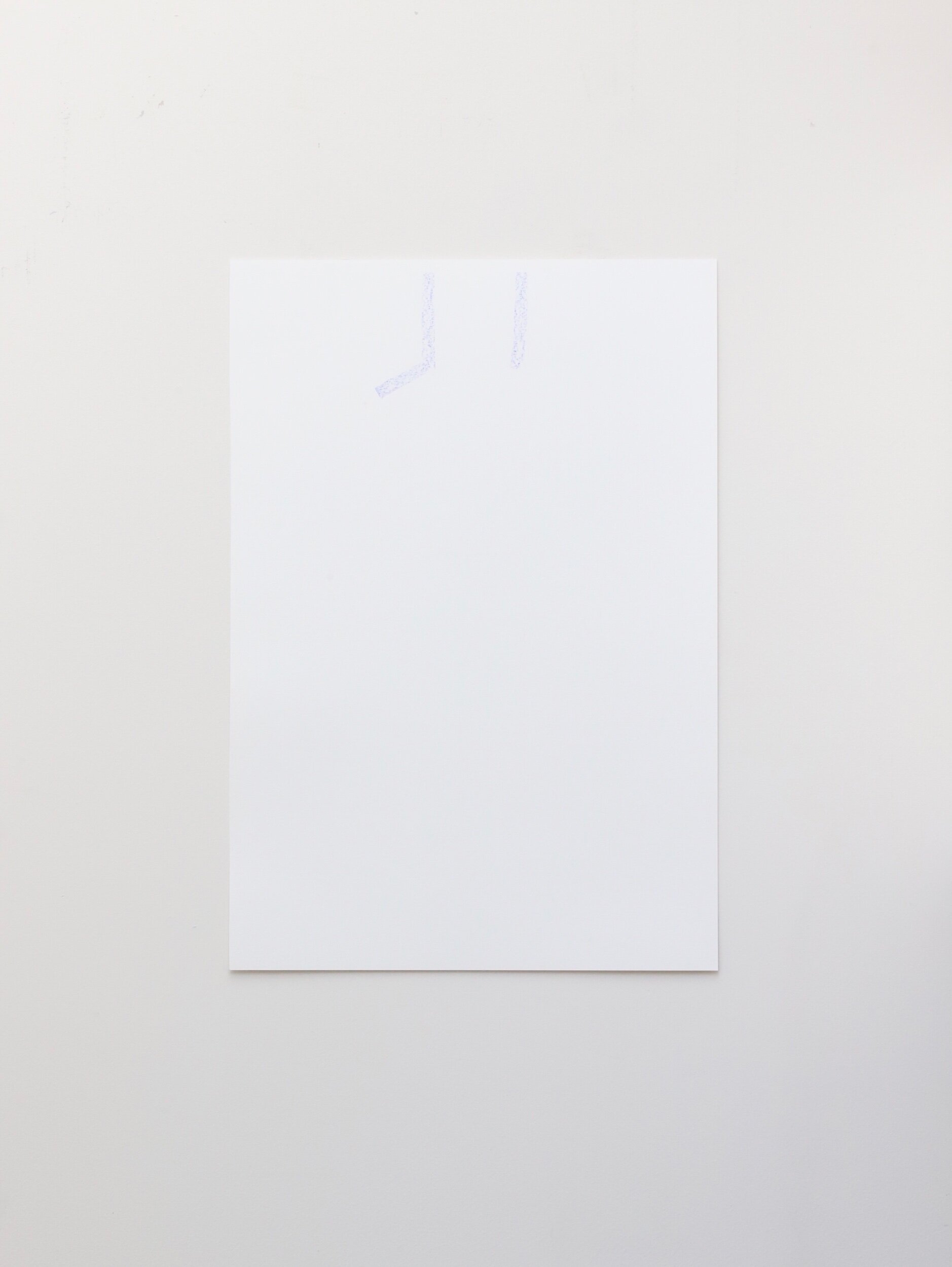 Untitled, crayon on paper, 61x42cm, 2021