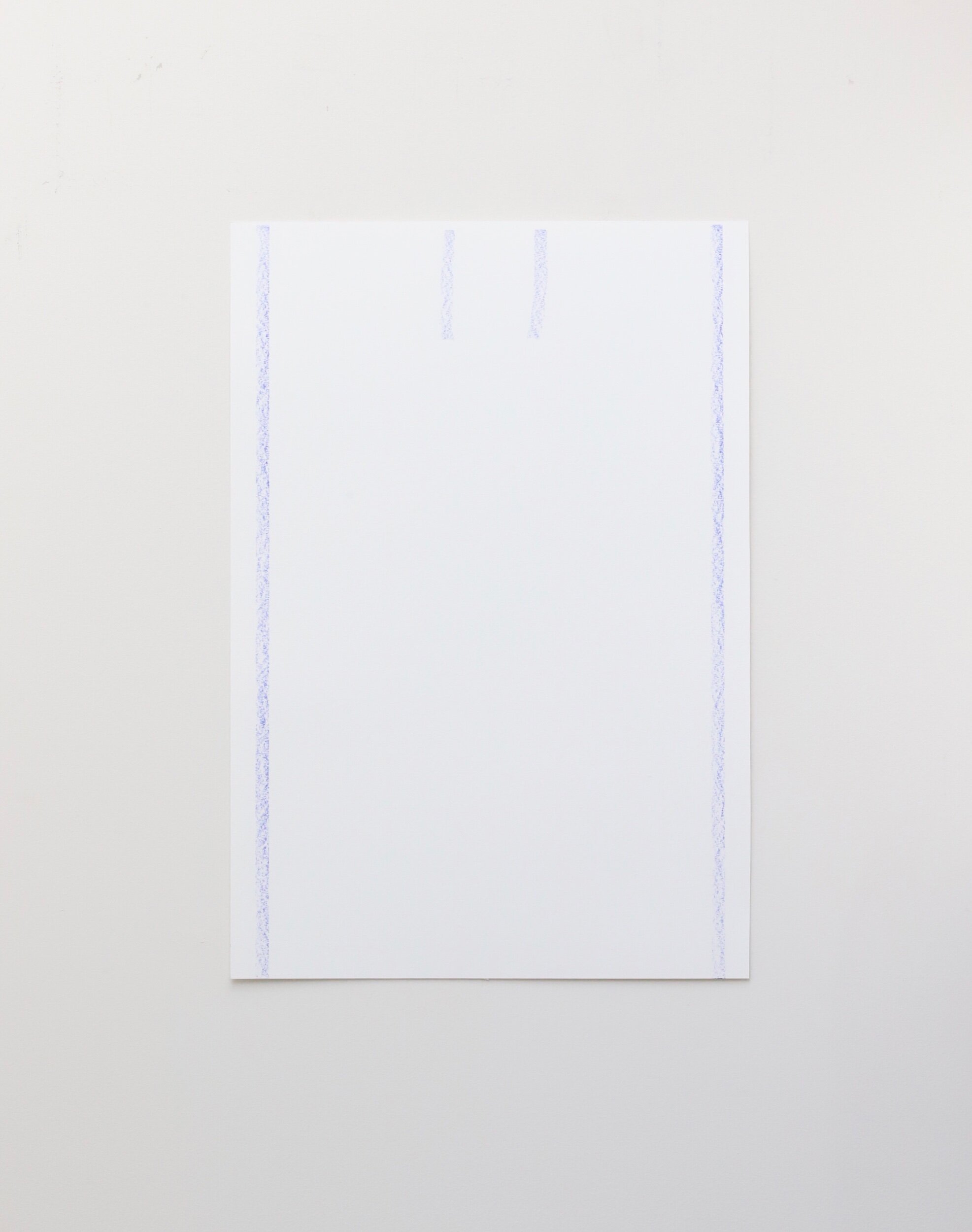 Untitled, crayon on paper, 61x42cm, 2021