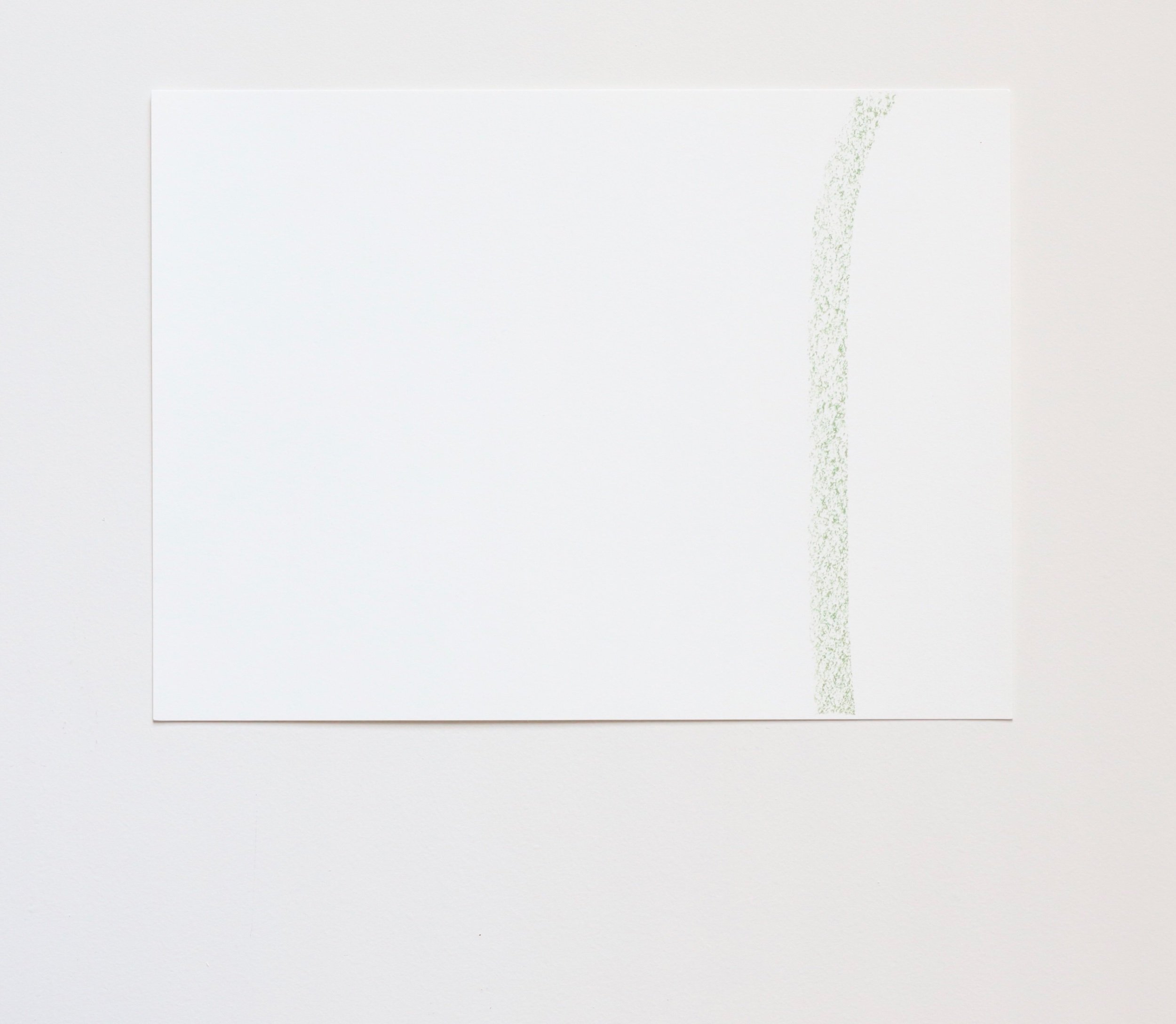 Untitled, crayon on paper, 28x38cm, 2022