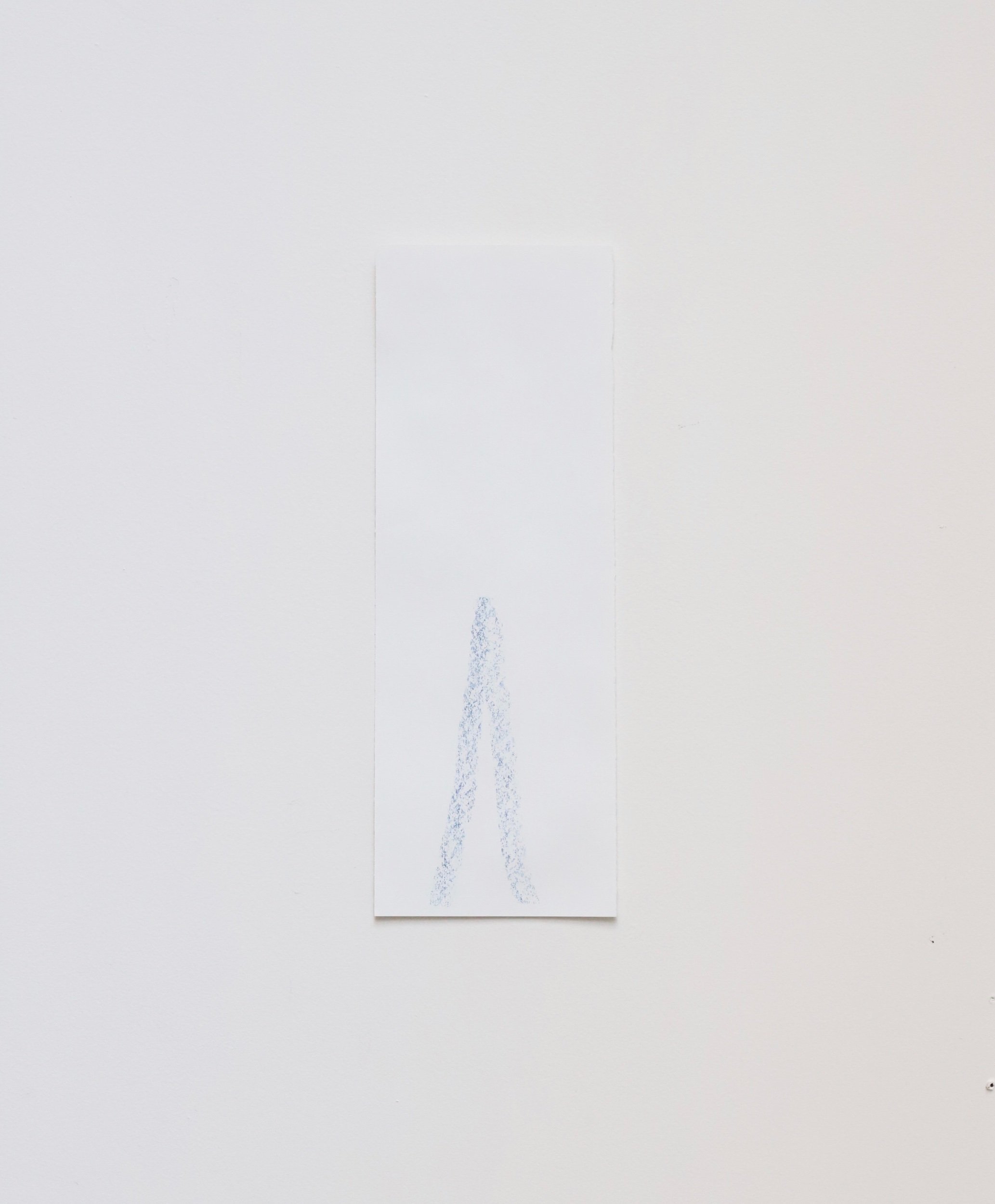 Untitled, crayon on paper, 30x11cm, 2022