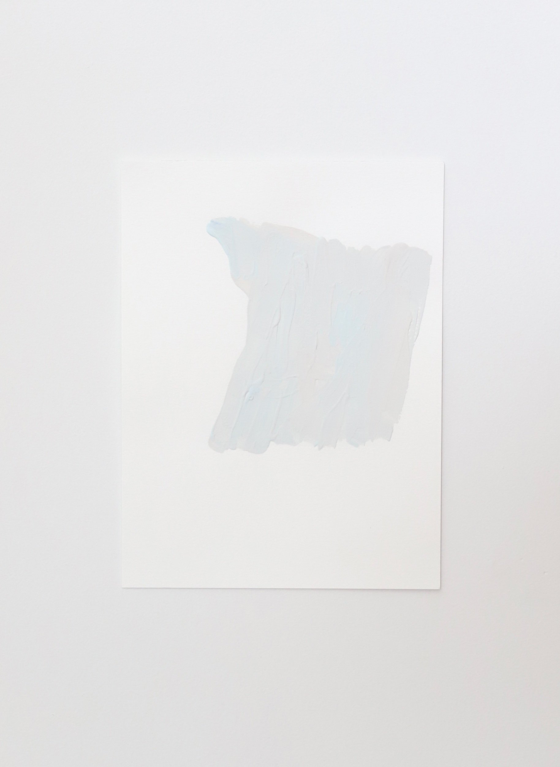 Figure and Form , gesso and acrylic on paper, 31x23cm, 2024