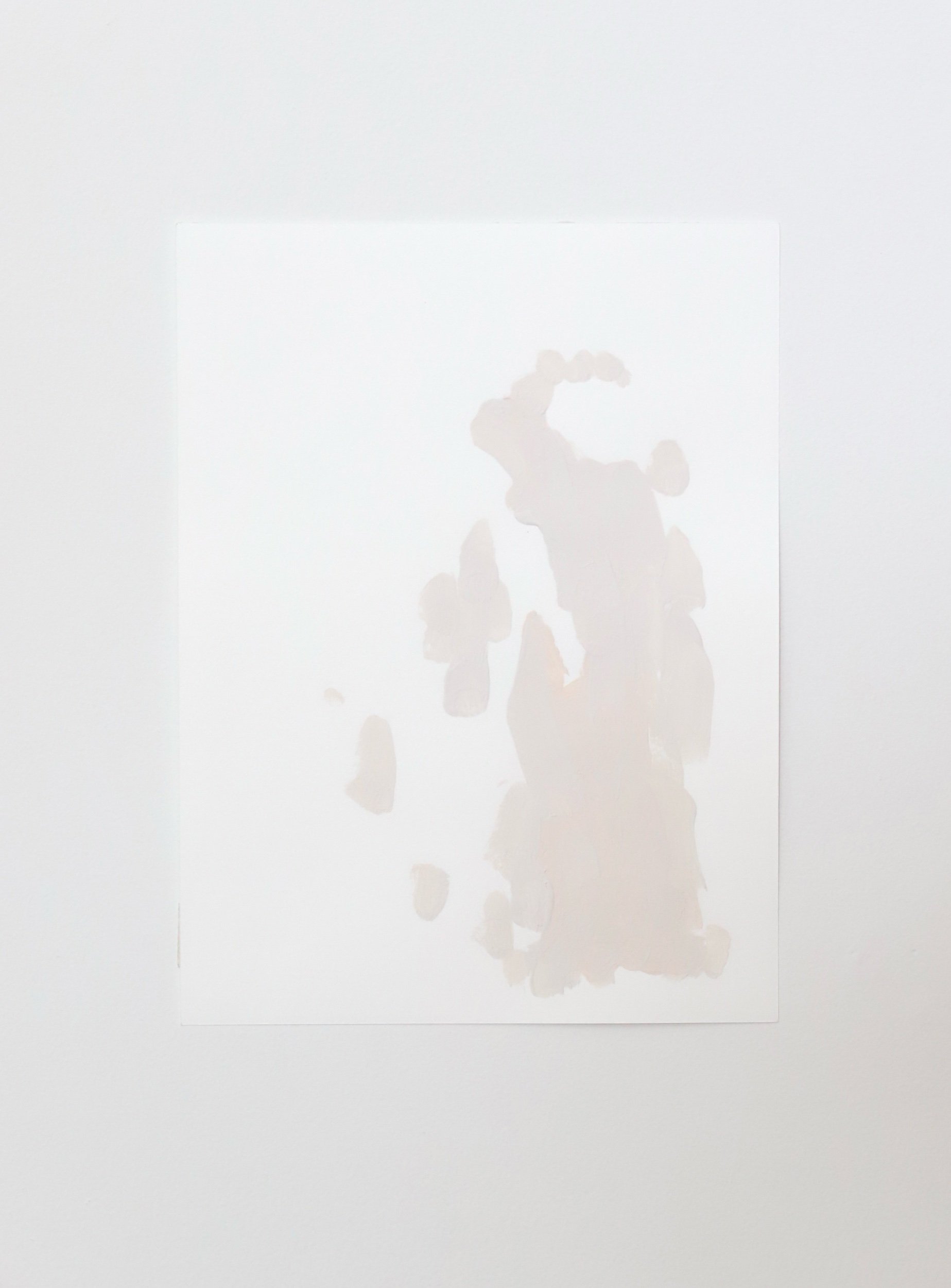  Figures,  gesso on paper, 31x23cm, 2024  