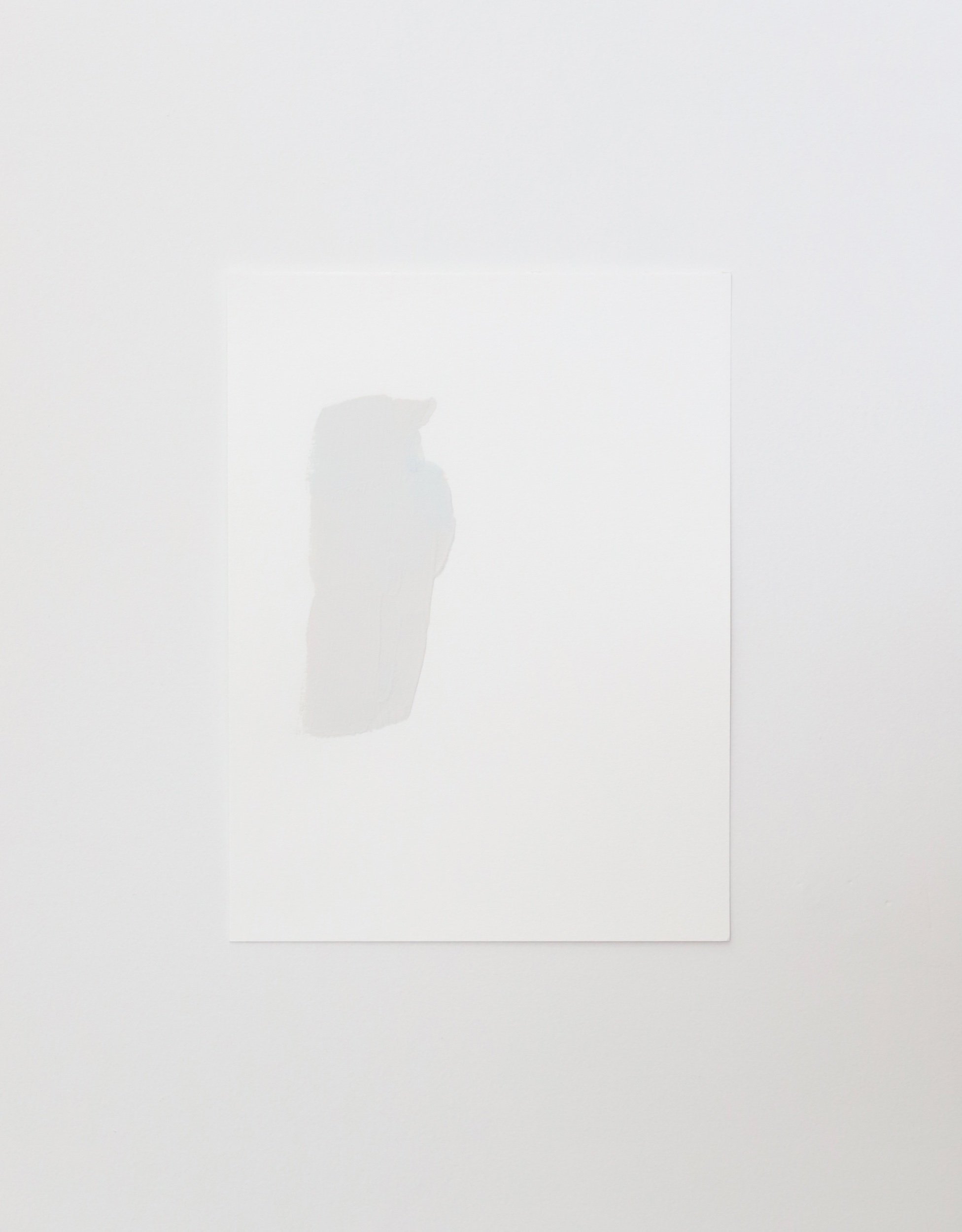 Form and Figure, gesso and acrylic on paper, 31x23cm, 2024