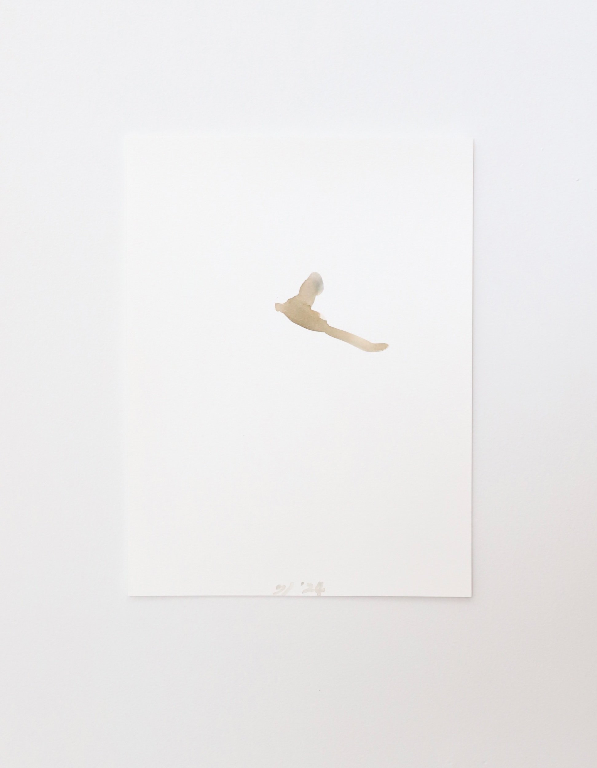Person, watercolor on paper, 31x23cm, 2024